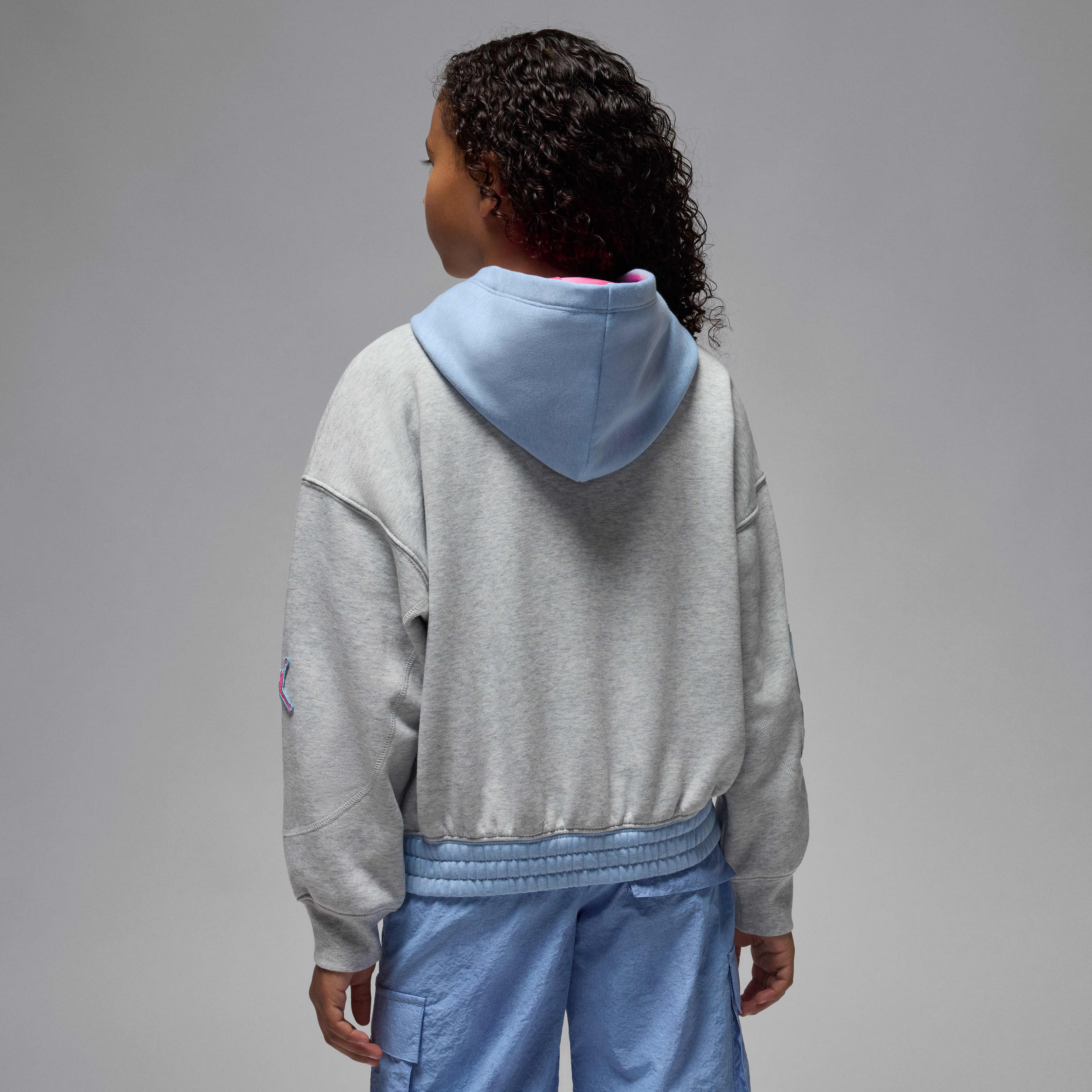 Jordan Blue Jeans and Bling Big Kids' Pullover Hoodie