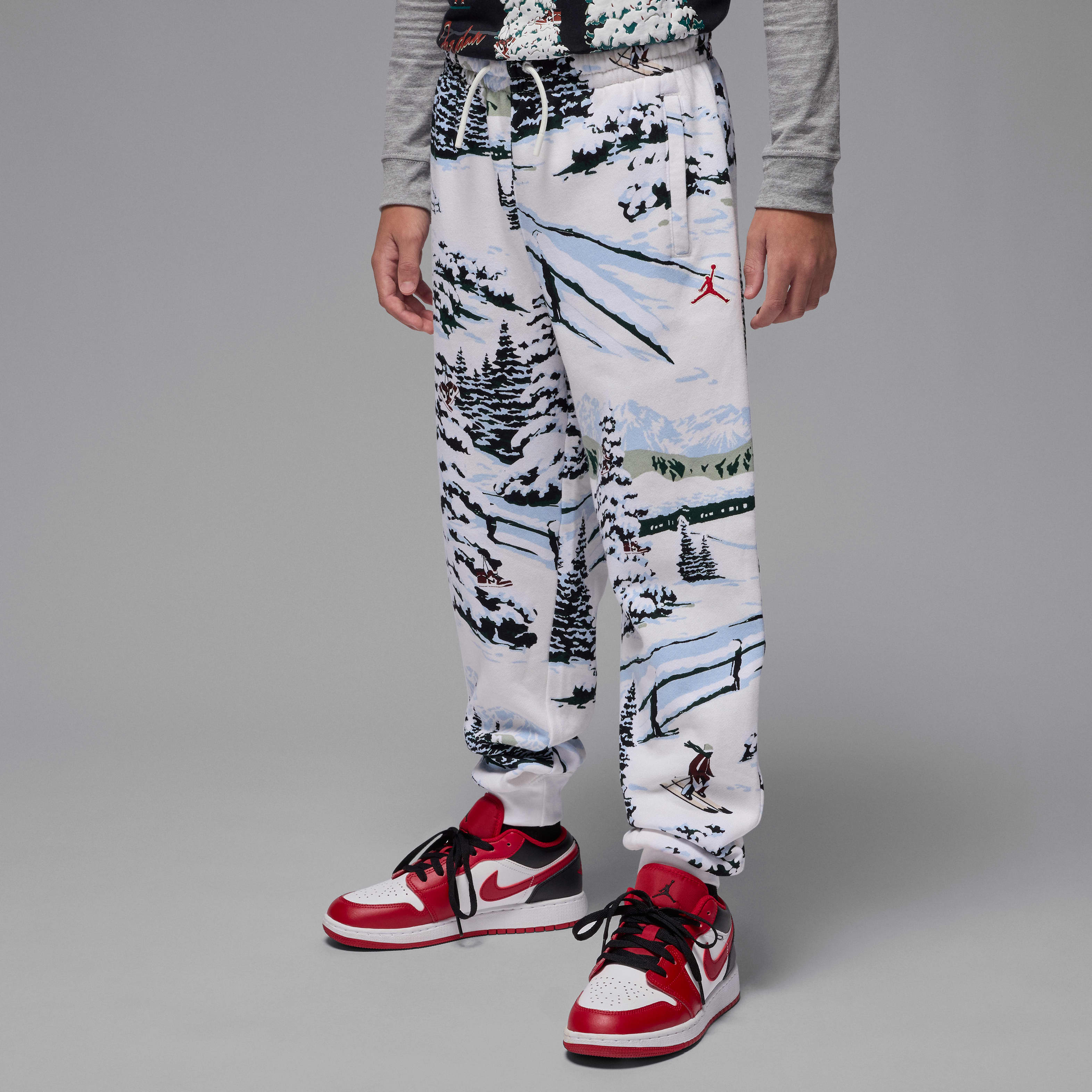 Jordan Brooklyn Fleece Big Kids' Holiday Pants