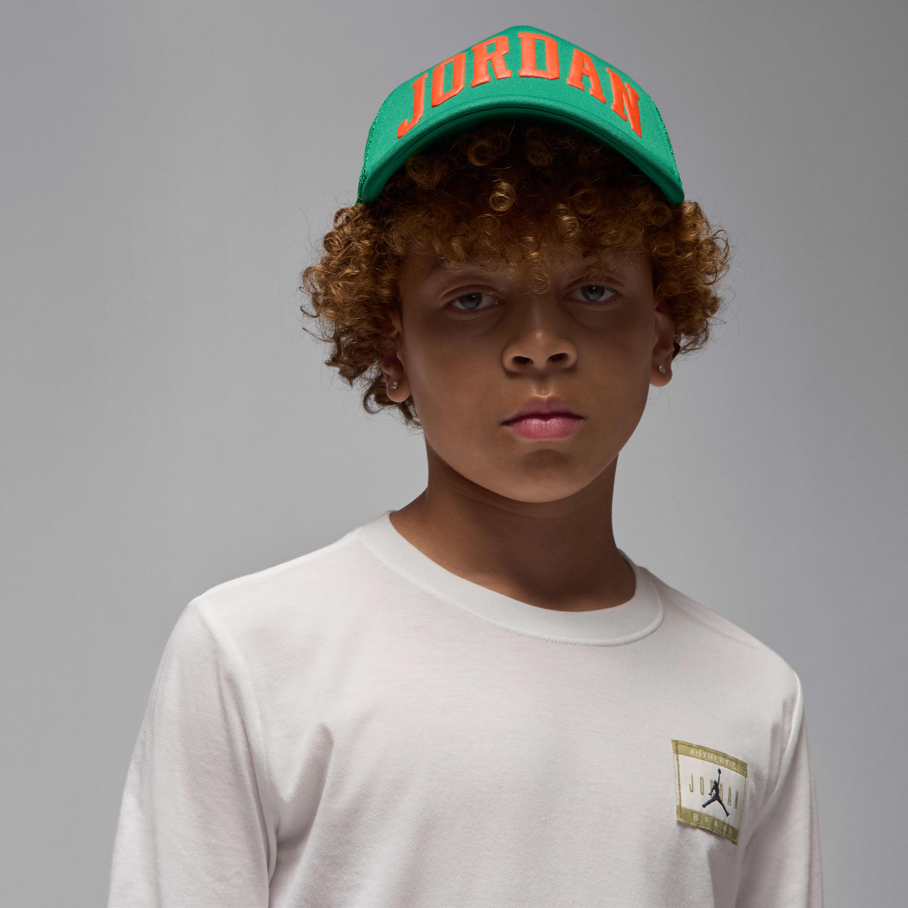 Air Jordan Big Kids' Label Long Sleeve T-Shirt