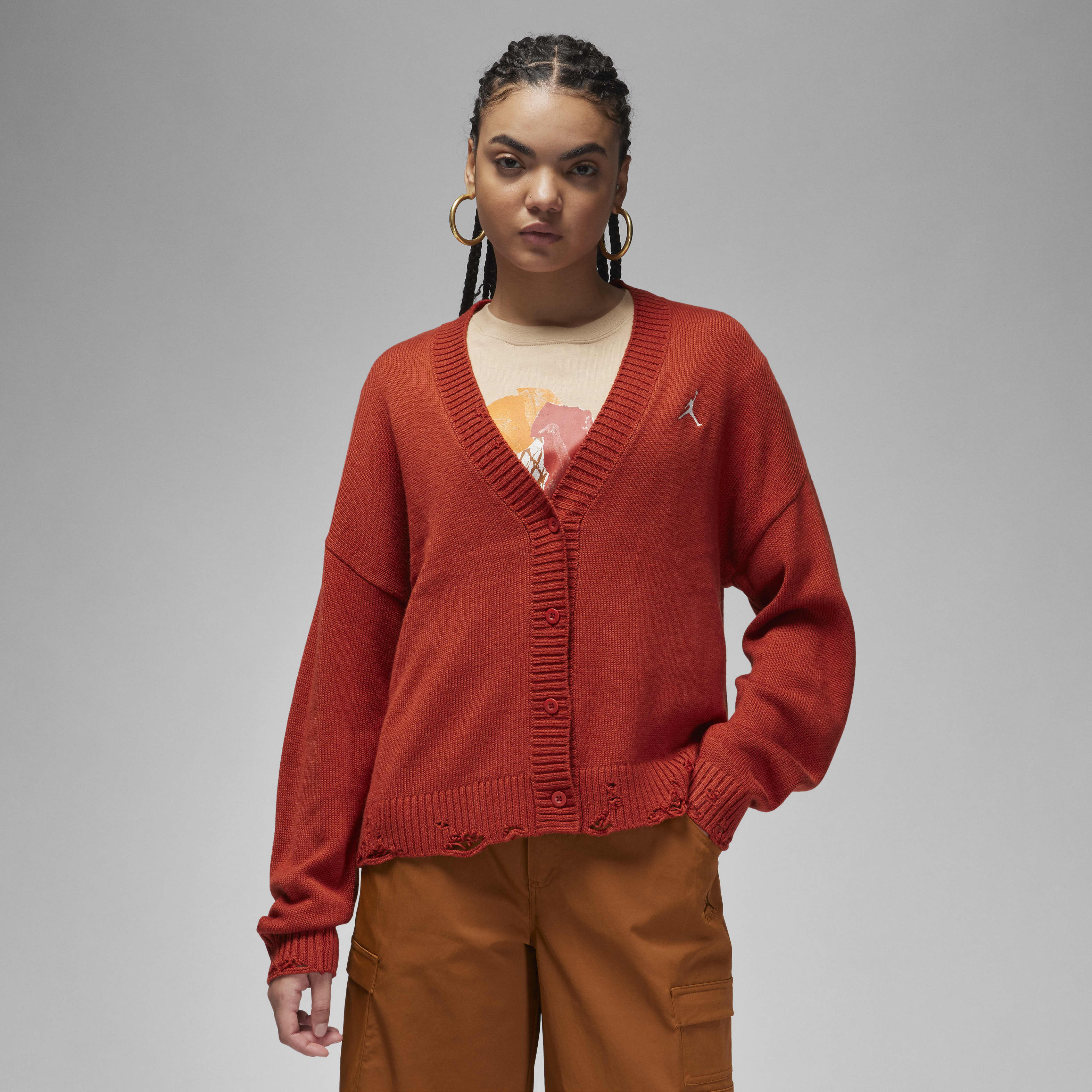 Jordan Women's Distressed Cardigan