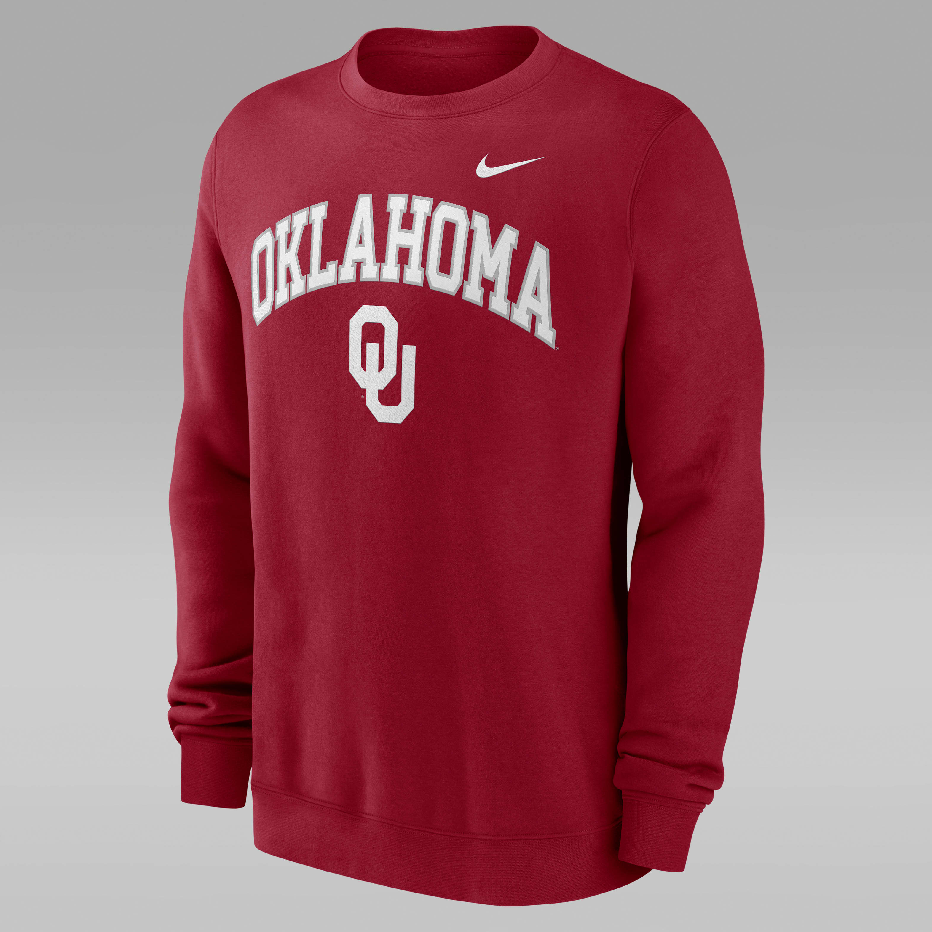 Oklahoma Arch Men's Nike College Pullover Crew