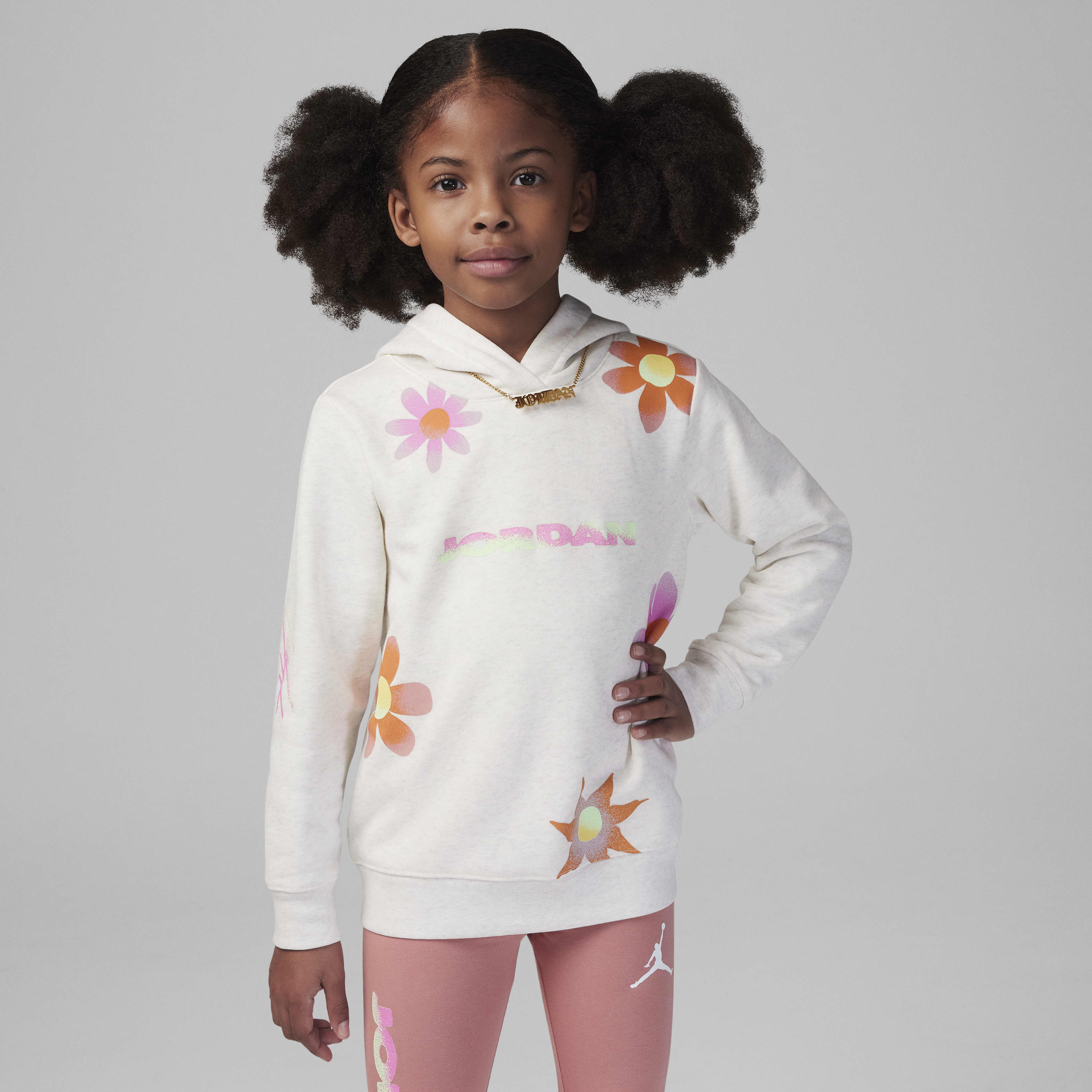 Jordan Deloris Flowers Toddler Pullover Hoodie Set