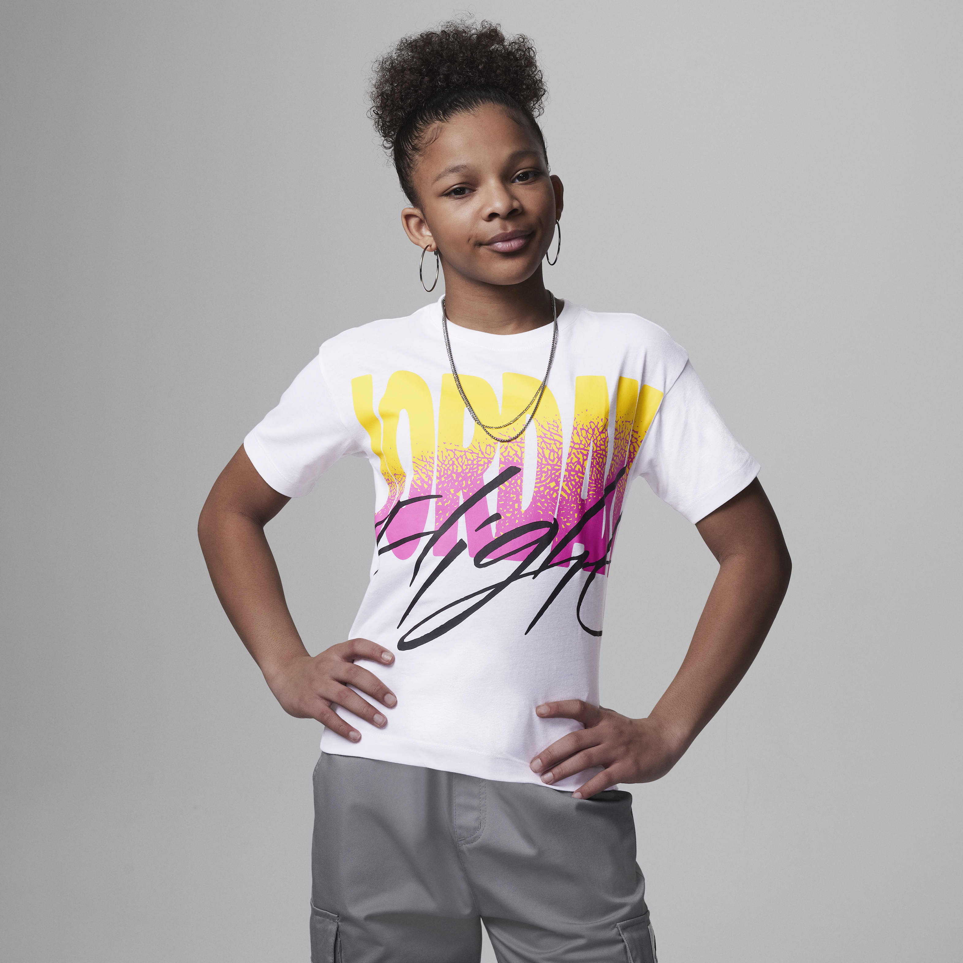 Jordan Flight Rise Big Kids' Graphic T-Shirt