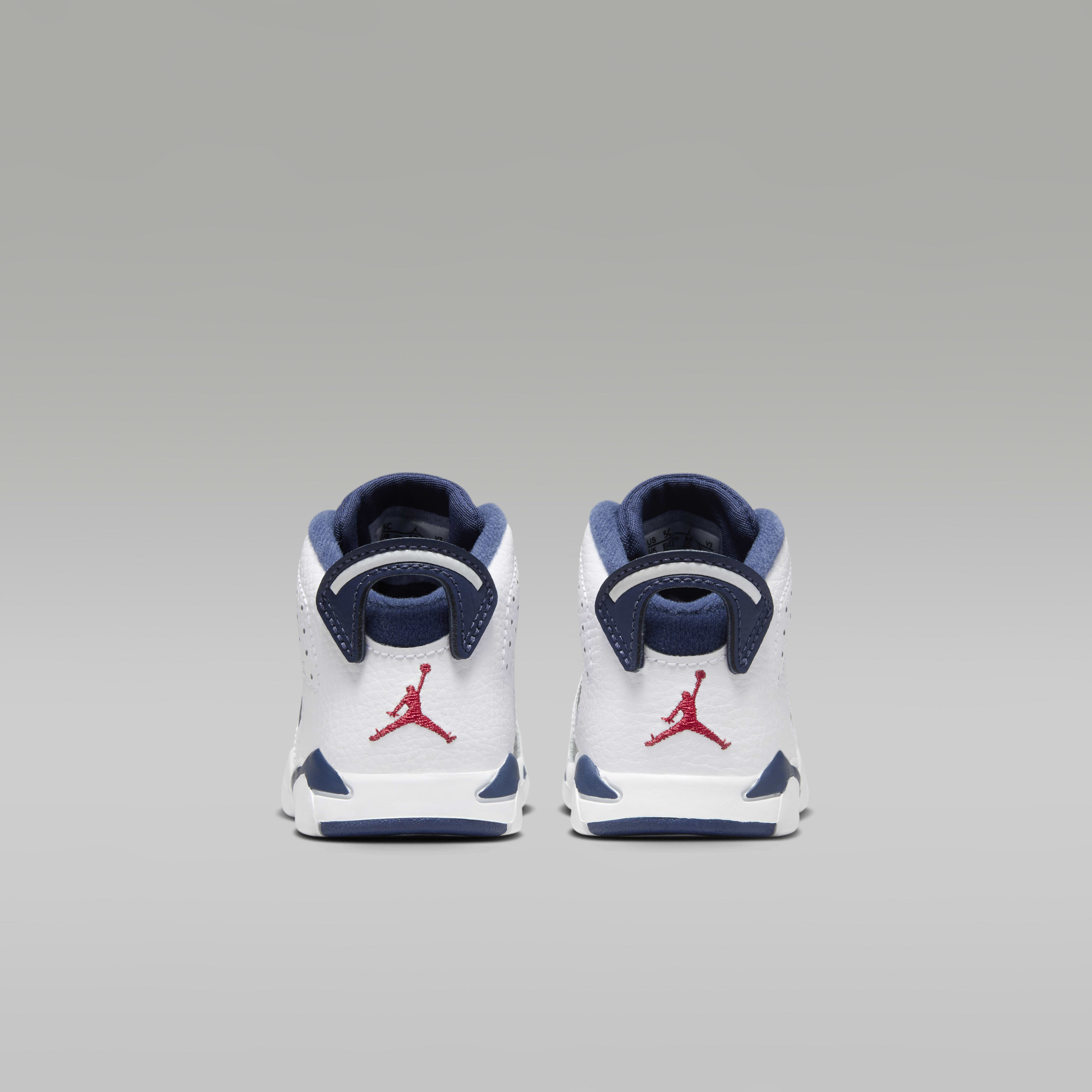 Jordan 6 Retro "White and Midnight Navy" Baby/Toddler Shoes