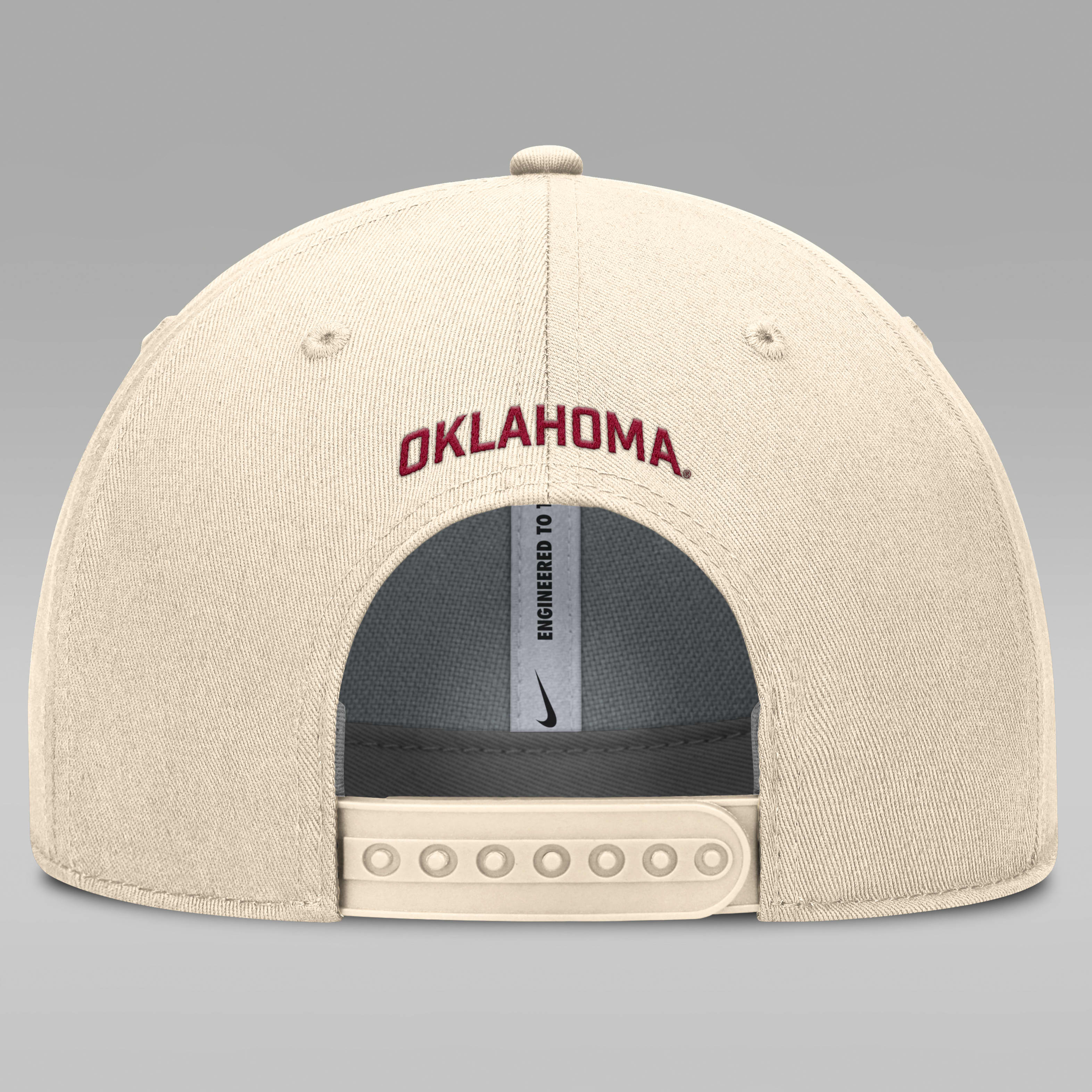 Oklahoma Primetime Rise Men's Jordan Brand Dri-FIT College Trucker Adjustable Hat