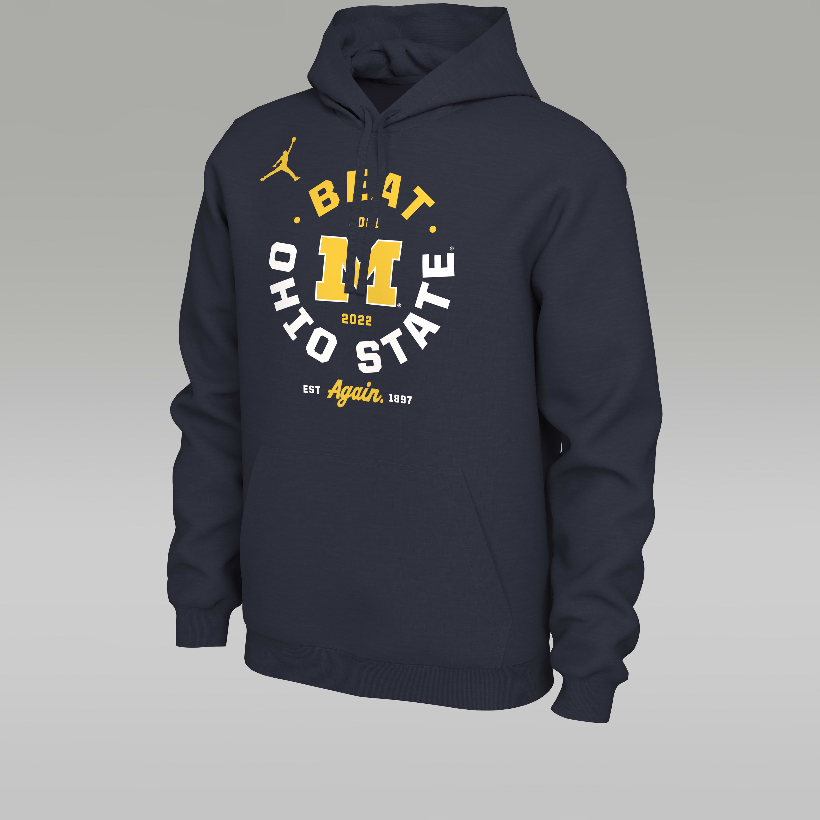 Michigan Men's Nike College Hoodie