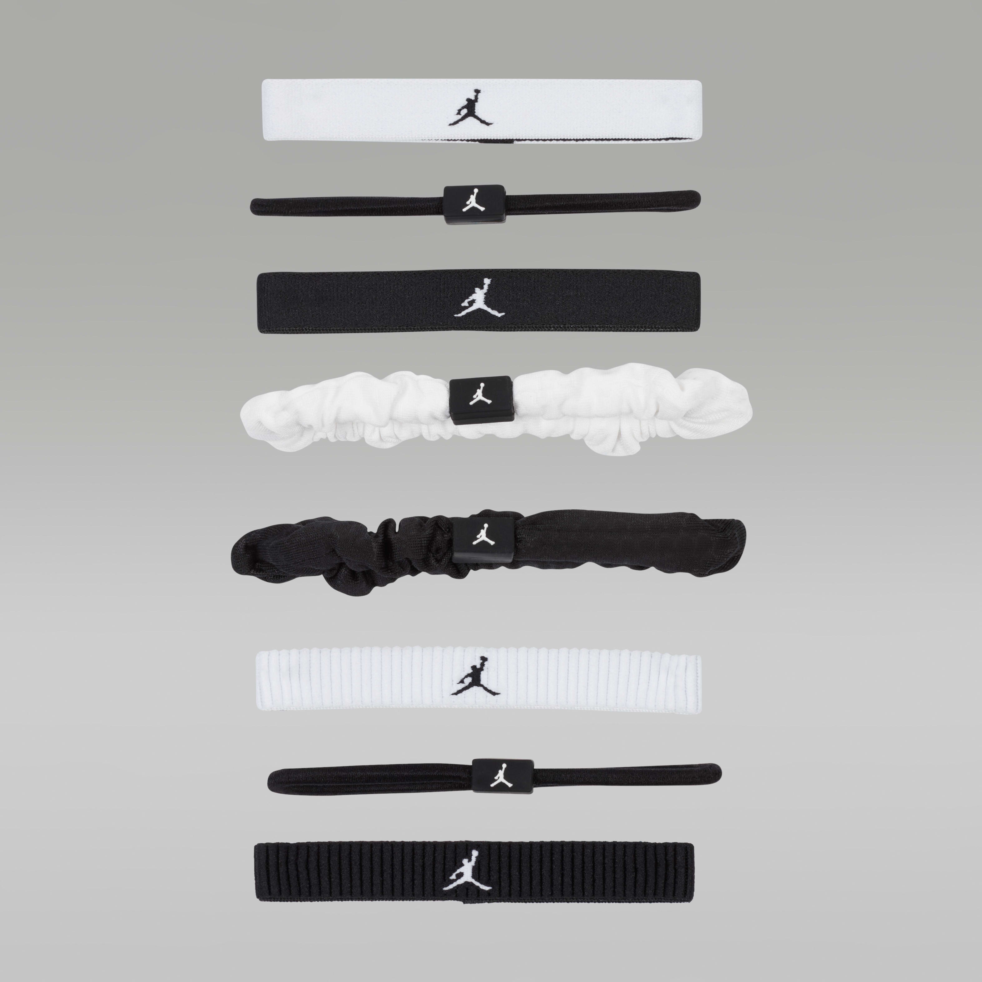 Jordan Sport Mixed Elastic Hair Ties (8-Pack)