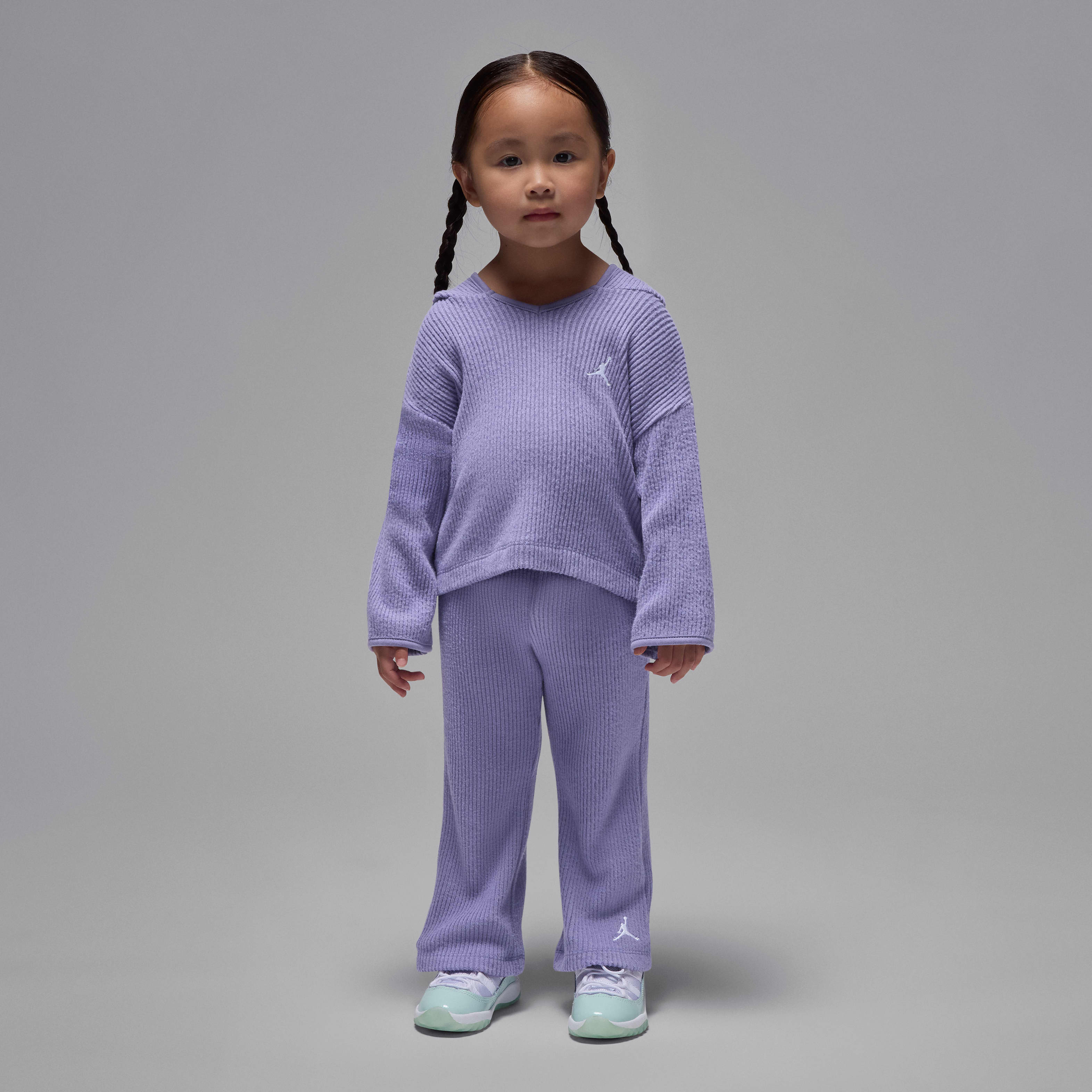 Jordan Toddler Heir To The Crown 2-Piece Ribbed Pullover Set