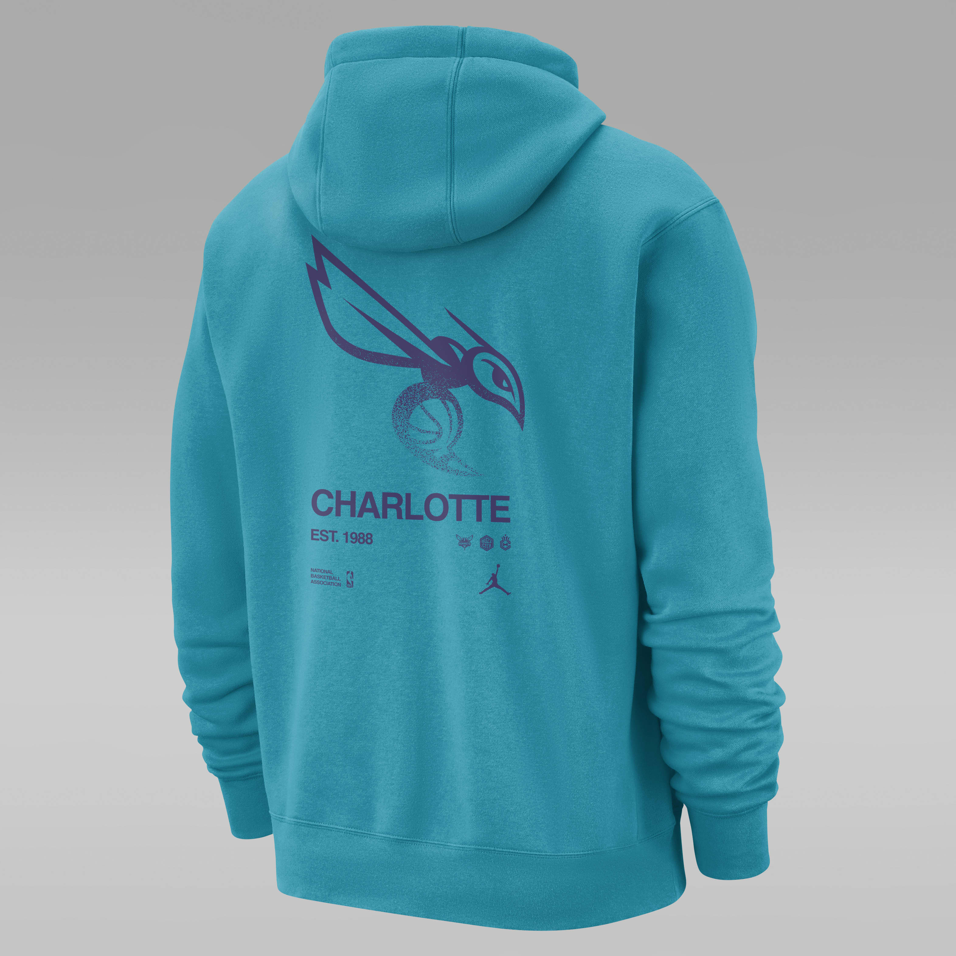 Charlotte Hornets Club Courtside Men's Nike NBA Pullover Hoodie