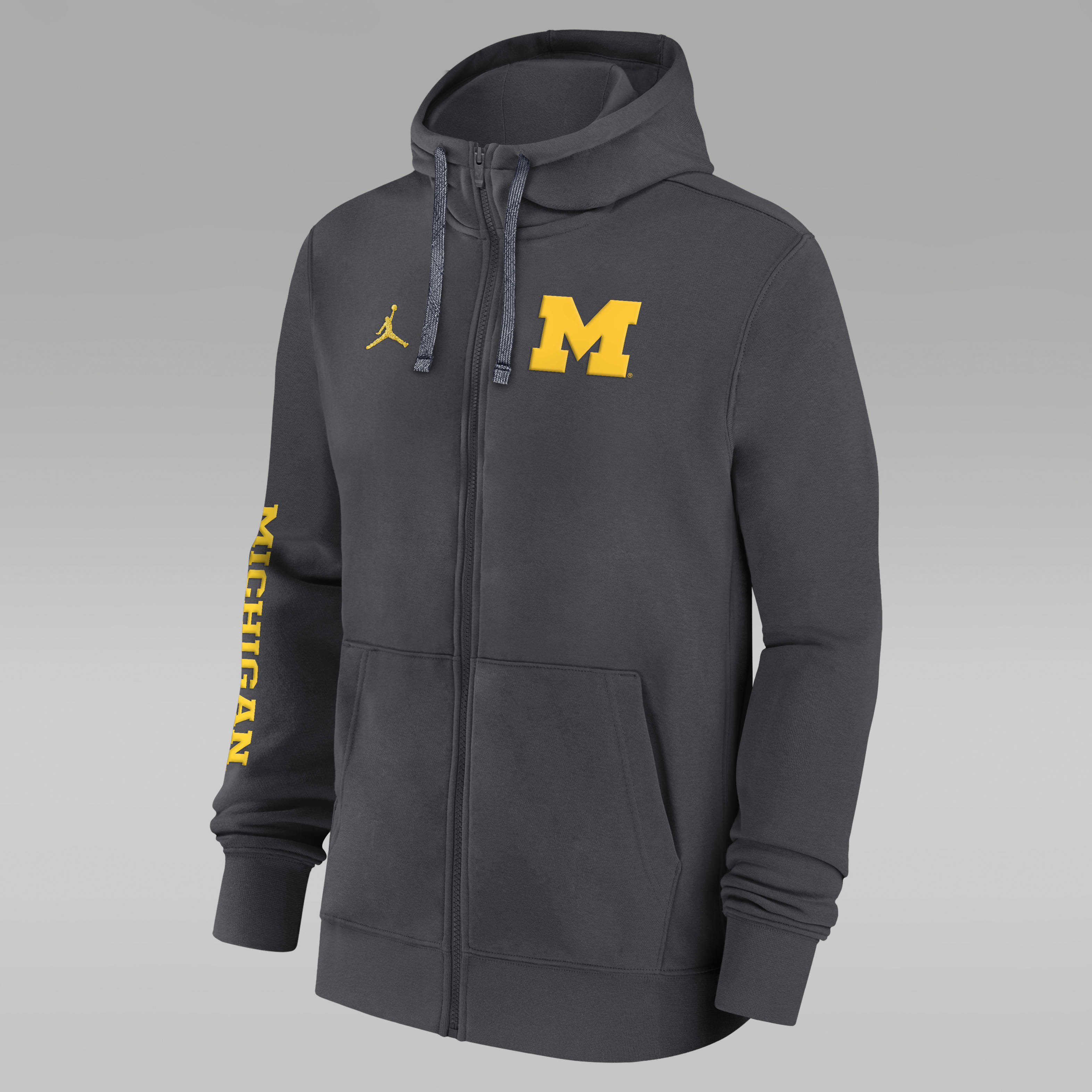 Michigan Wolverines Sideline Team Issue Men's Nike College Full-Zip Hoodie