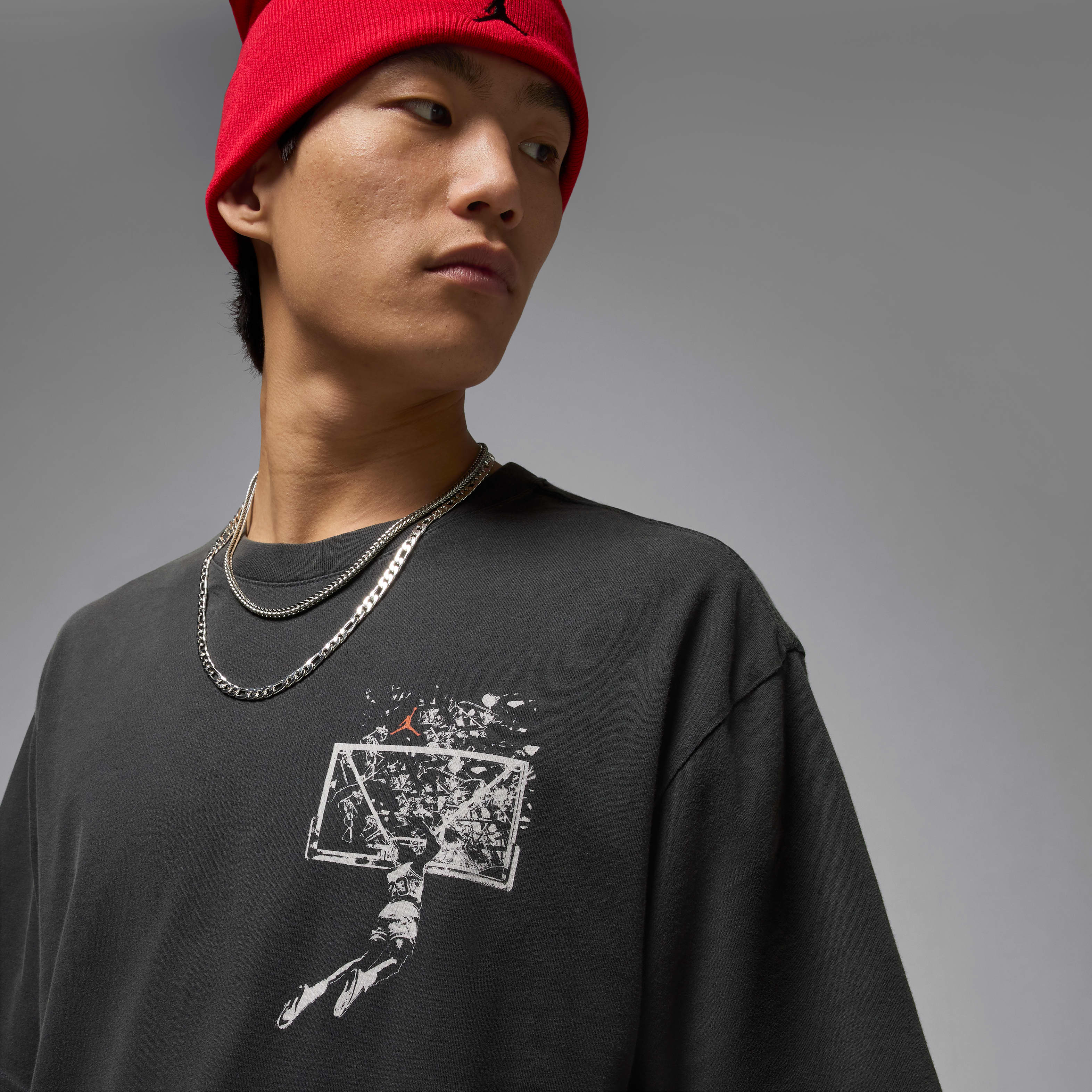 Jordan Brooklyn Men's Oversized Graphic T-Shirt
