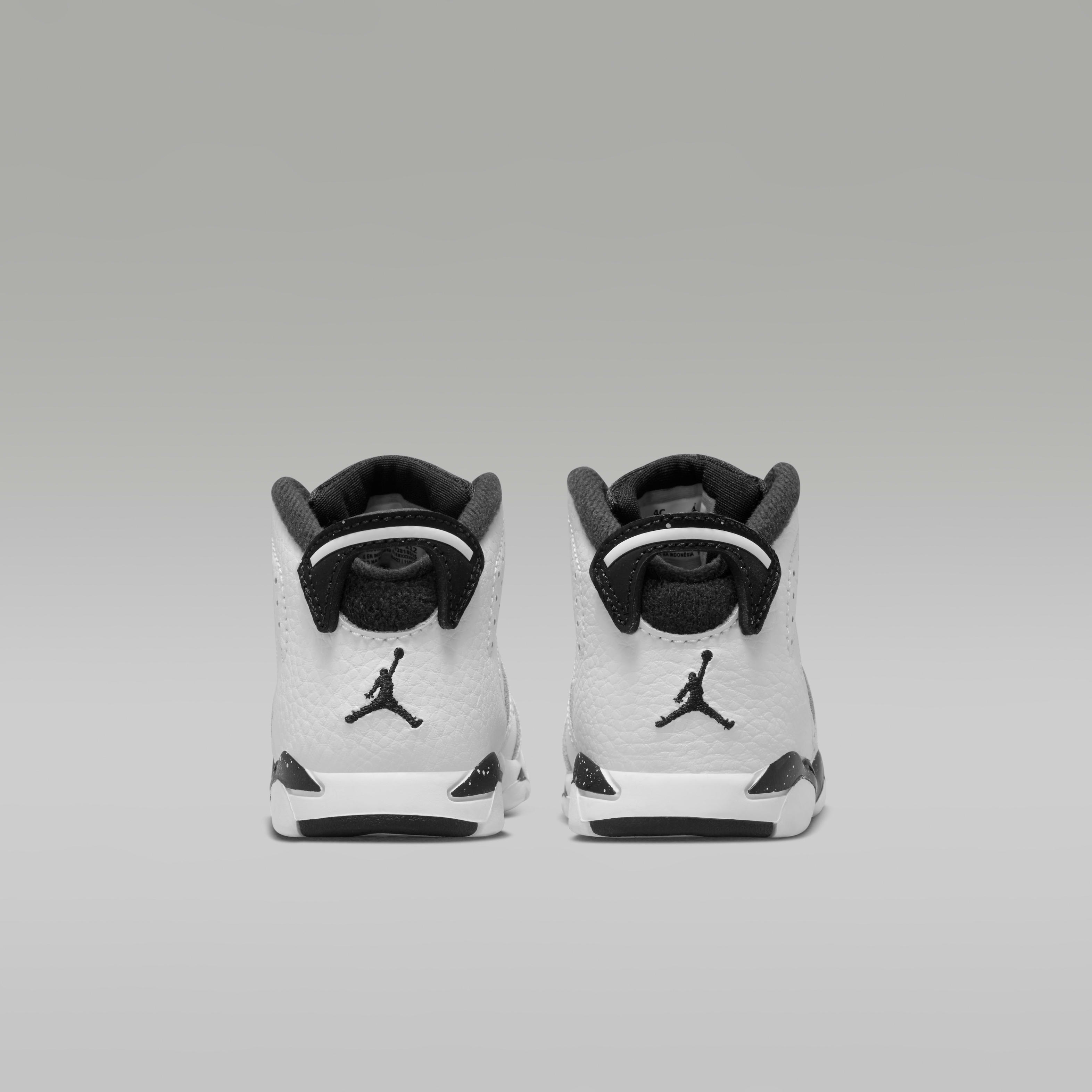 Jordan 6 Retro "White/Black" Baby/Toddler Shoes