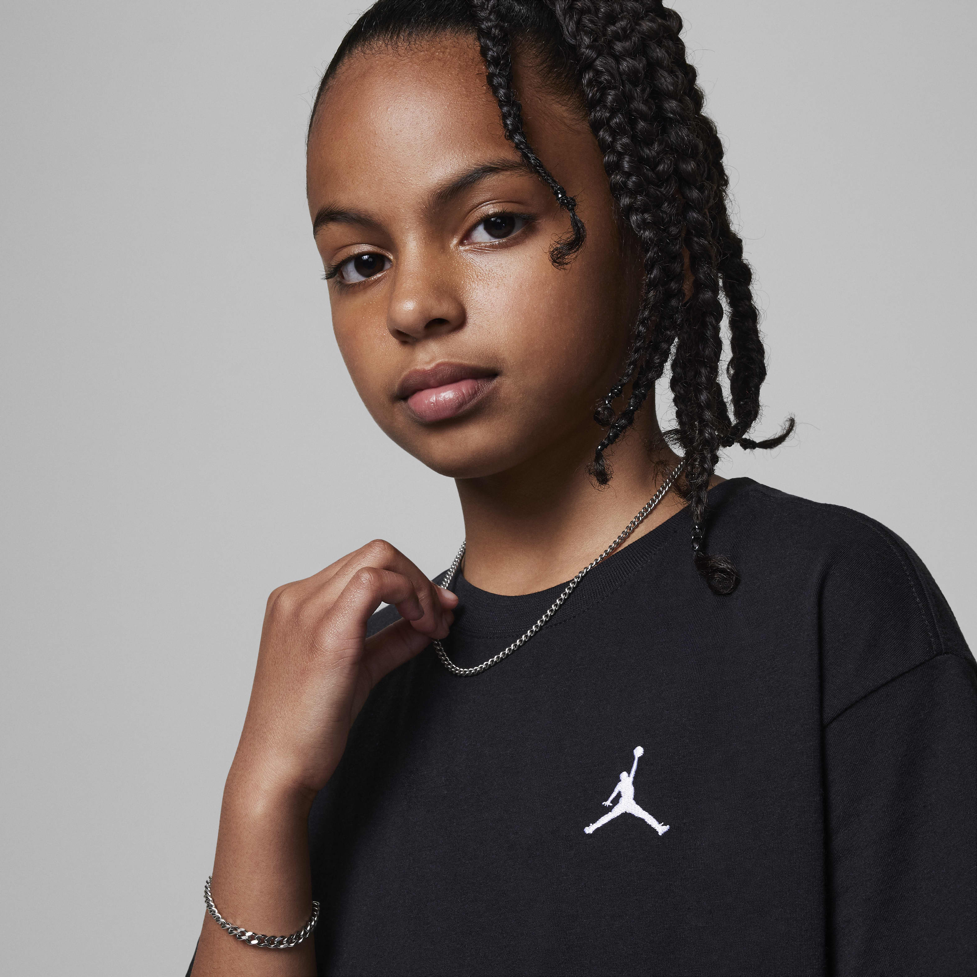 Jordan MJ Brooklyn Essentials Big Kids' T-Shirt