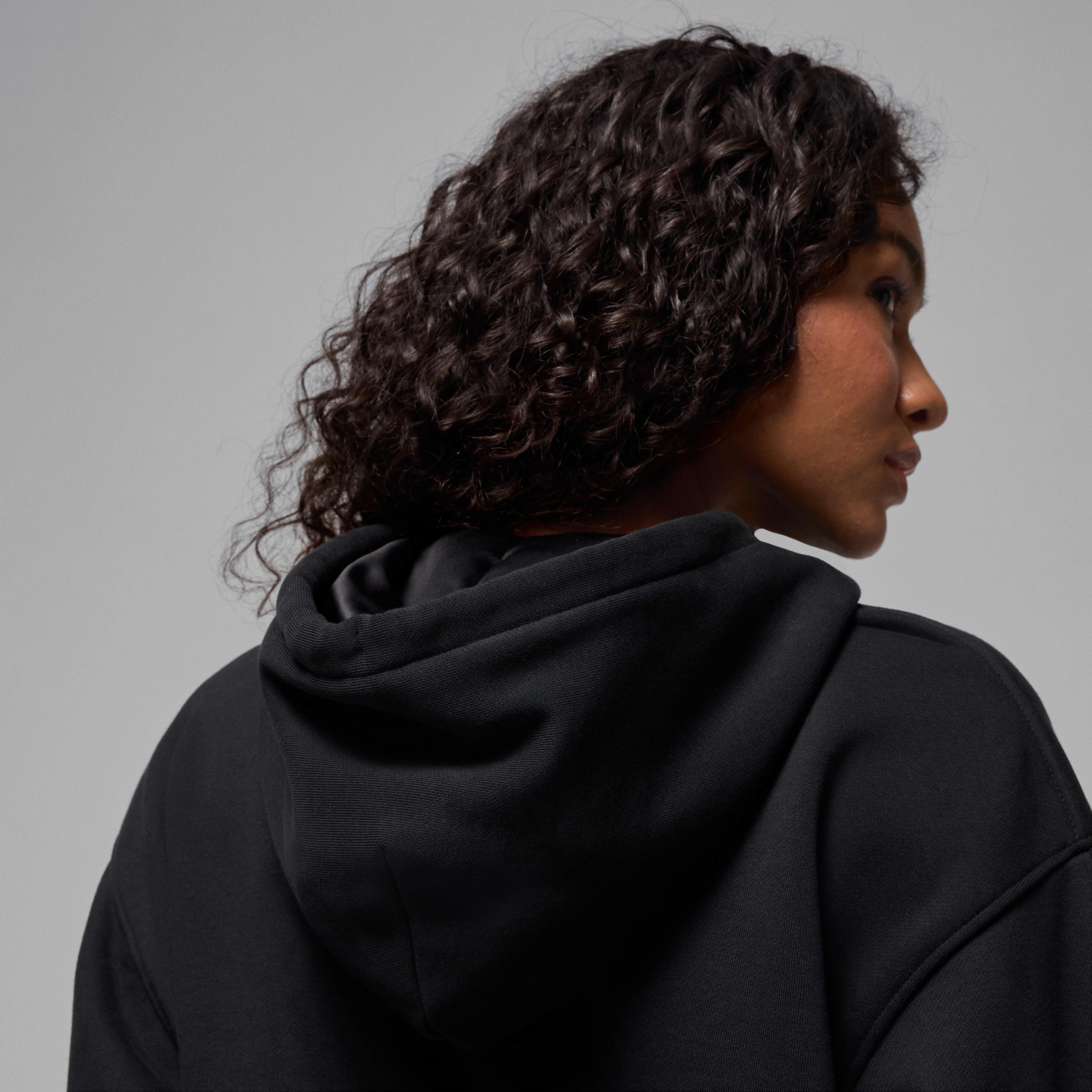 Jordan Flight Fleece Women's Cropped Satin-Lined Hoodie