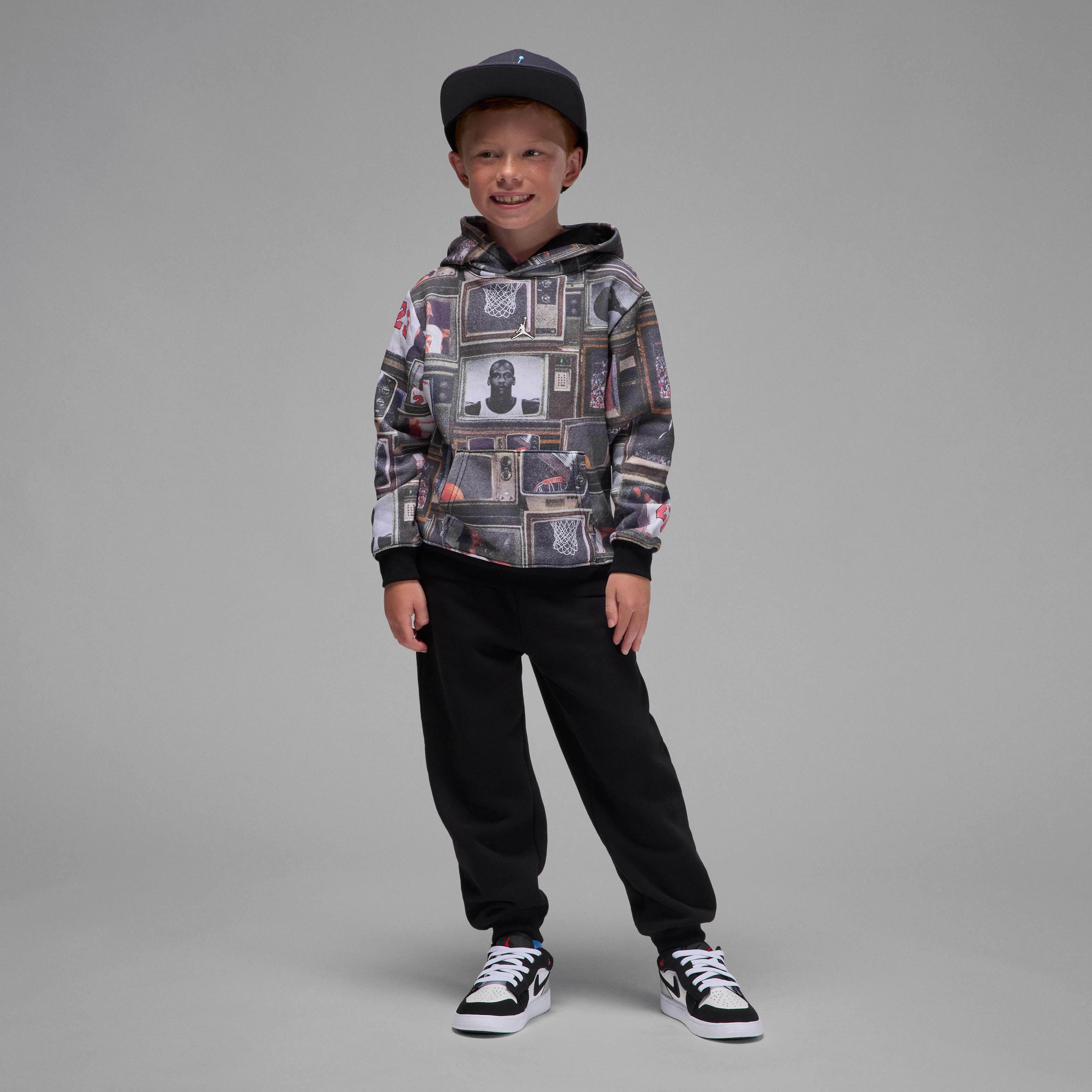 Jordan Brooklyn Fleece Little Kids' Printed 2-Piece Set