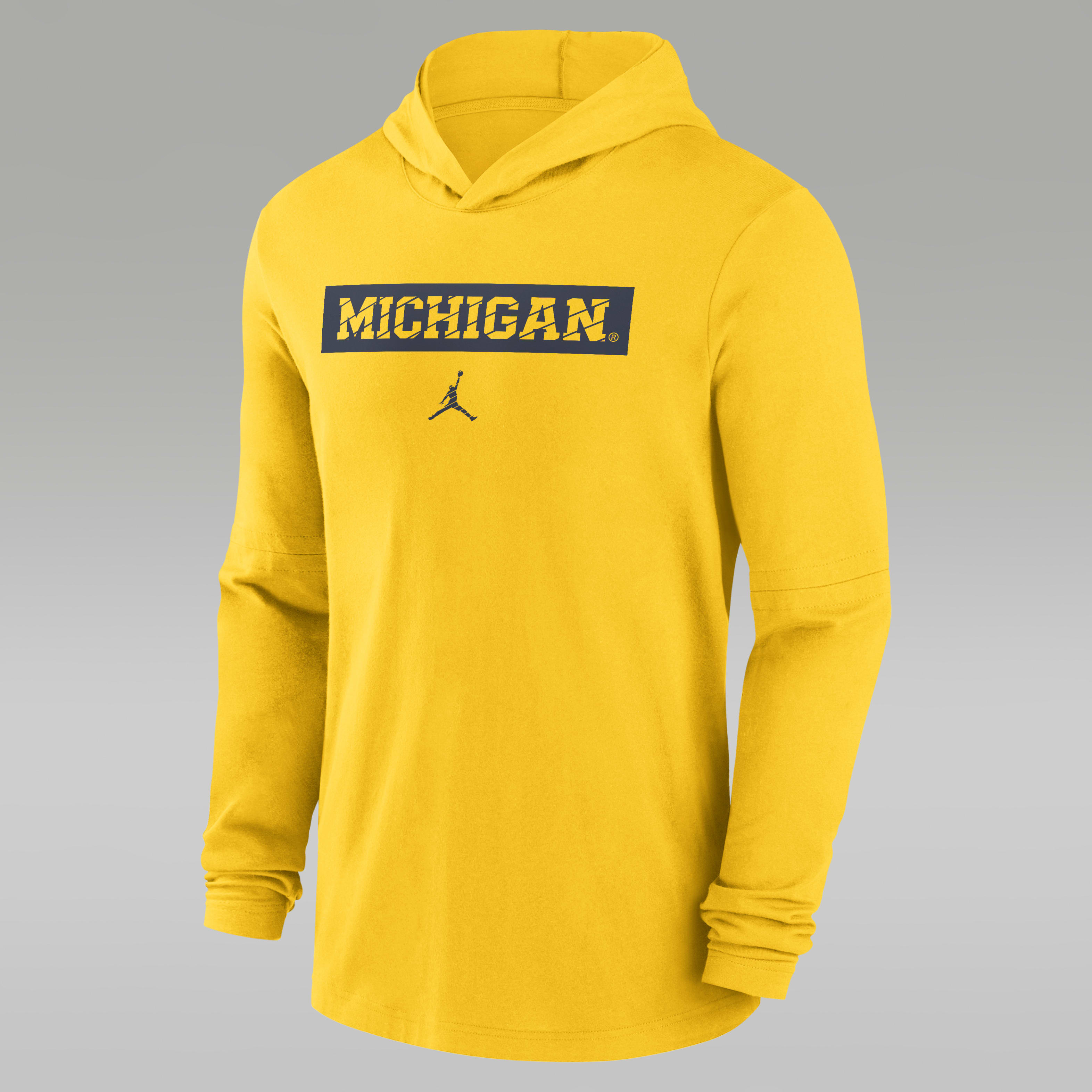 Michigan Wolverines Sideline Men's Nike Dri-FIT College Long-Sleeve Hooded Top