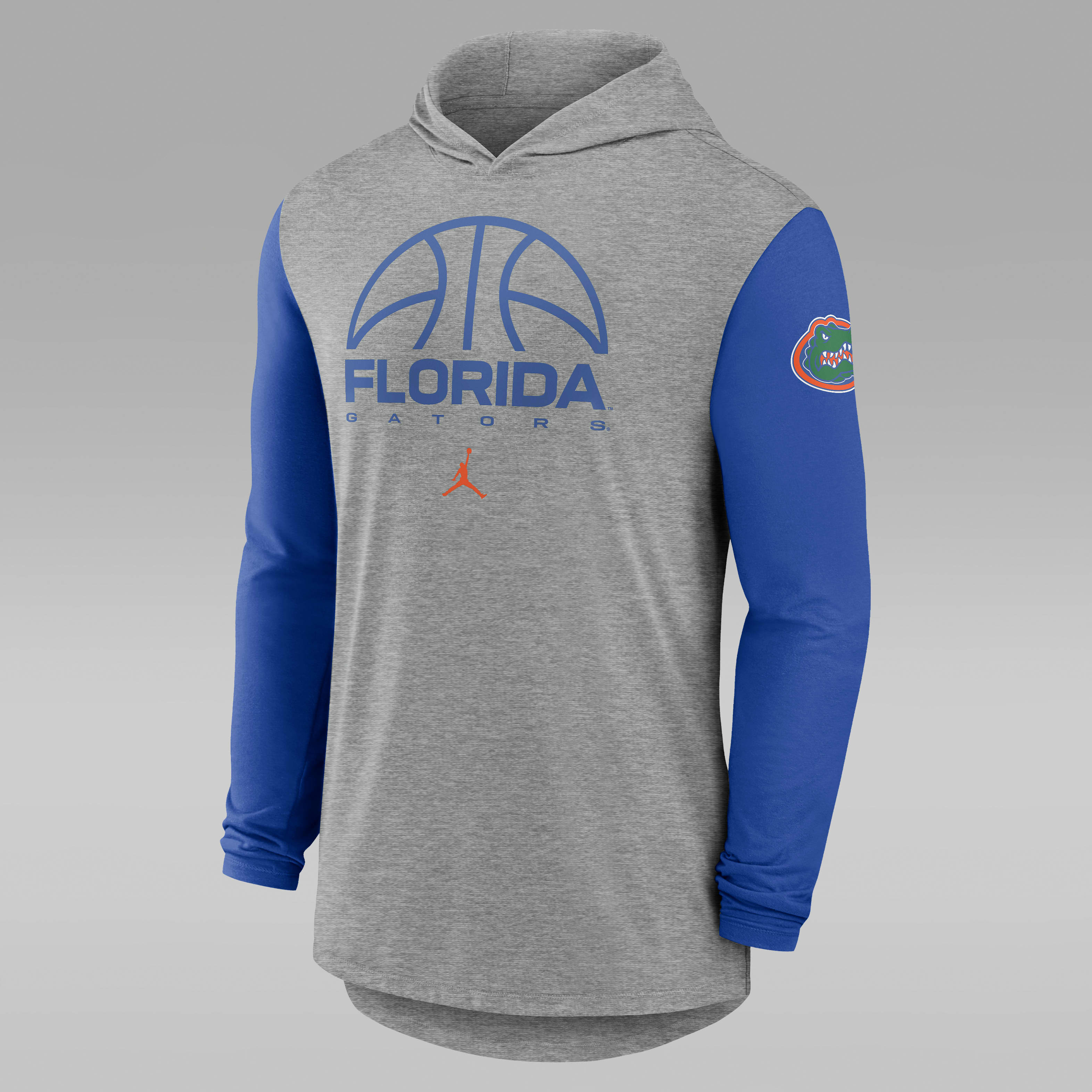 Florida Basketball Men's Jordan Brand Dri-FIT College Long-Sleeve Hooded T-Shirt