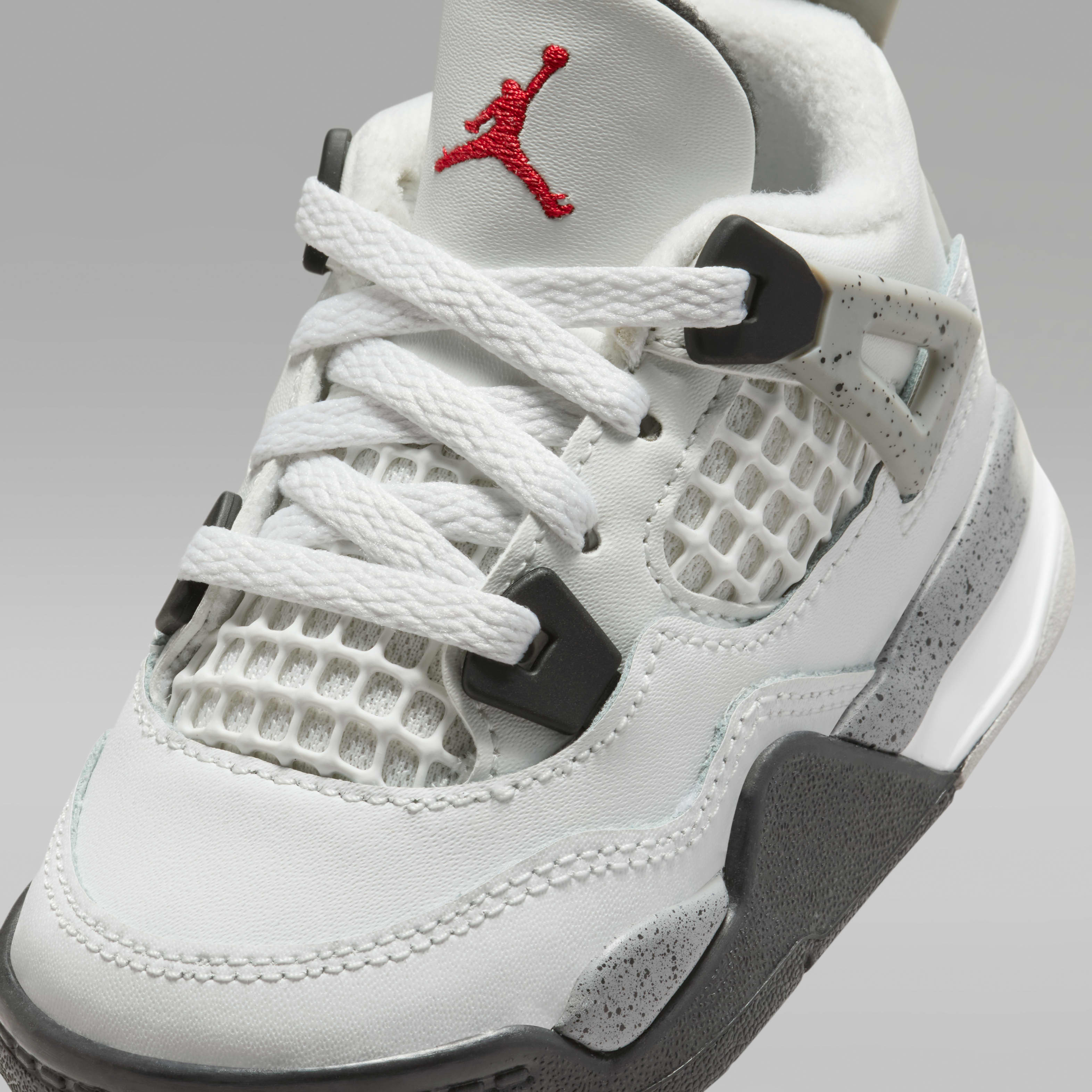 Jordan 4 Retro "White Cement" Baby/Toddler Shoes