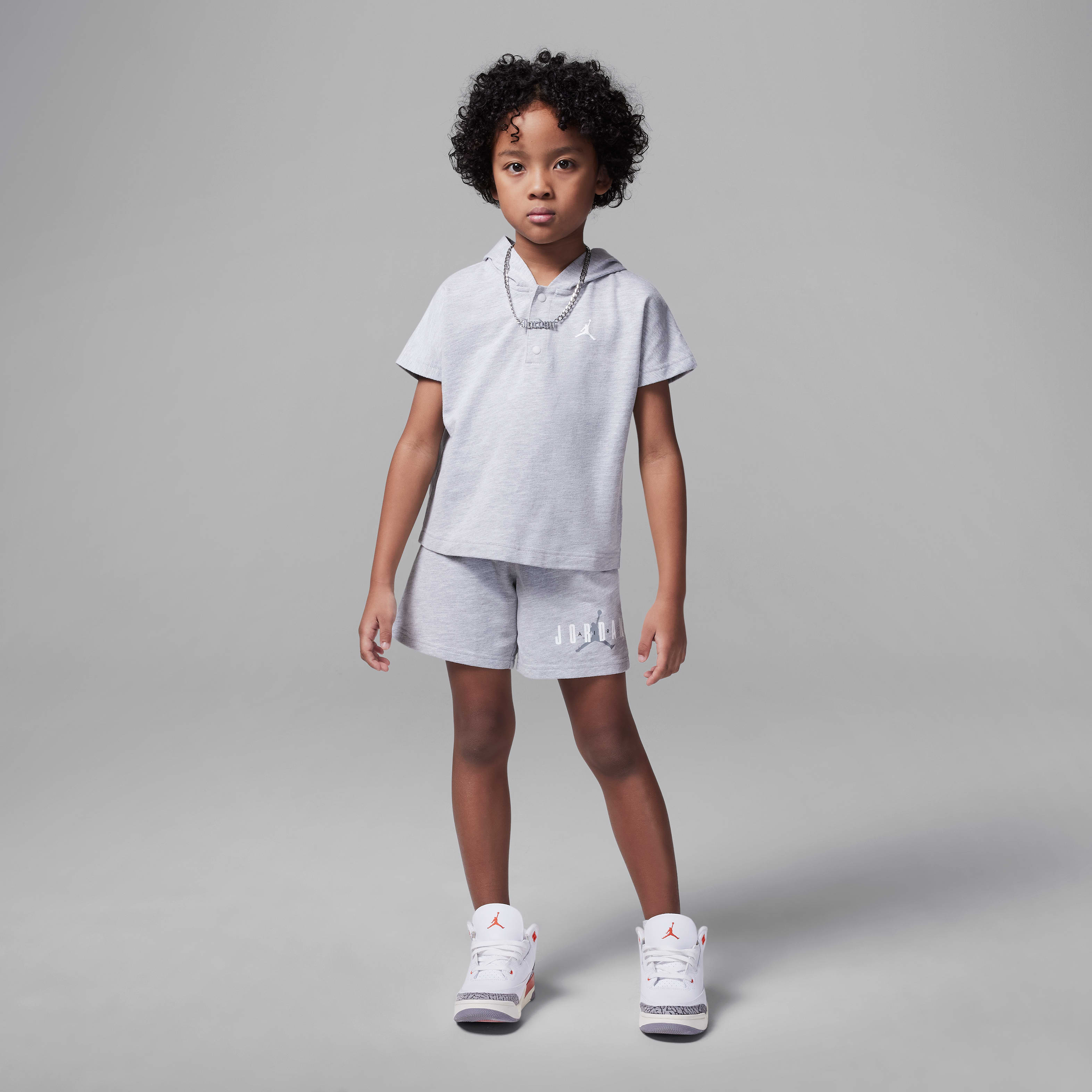 Jordan Little Kids' 2-Piece French Terry Henley Hoodie Set