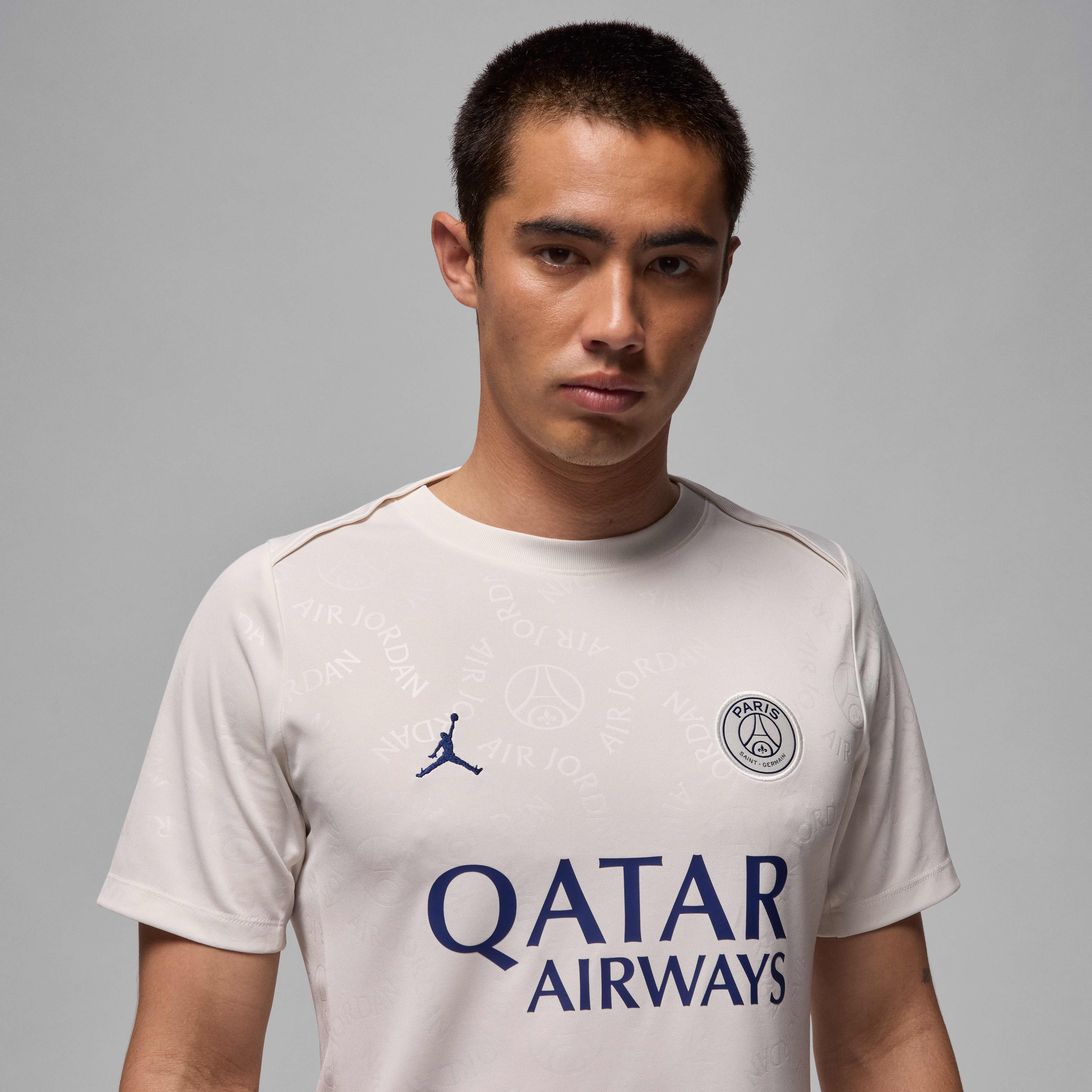 Paris Saint-Germain Academy Pro Fourth Men's Jordan Dri-FIT Soccer Short-Sleeve Pre-Match Top