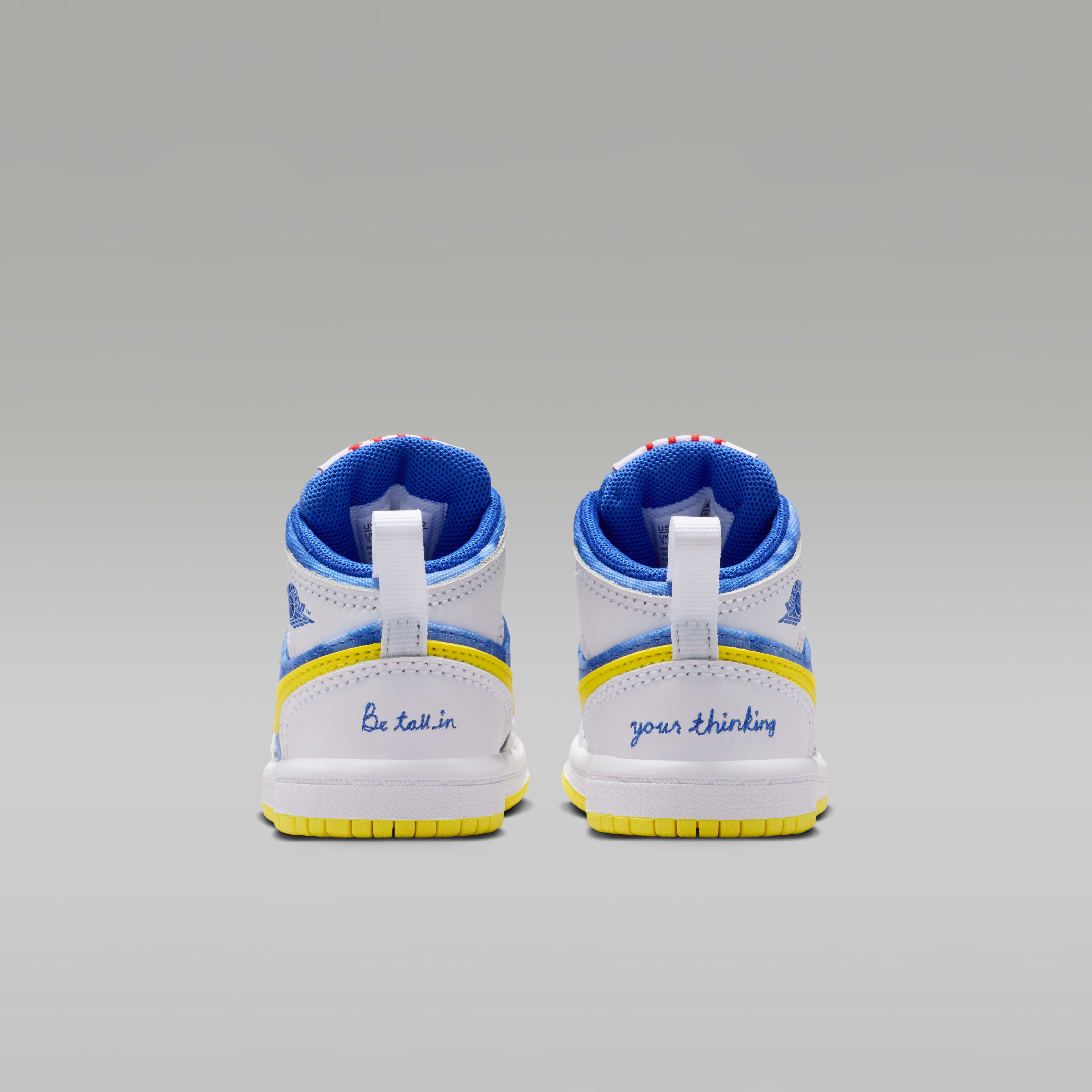 Jordan 1 Mid Sneaker School Baby/Toddler Shoes