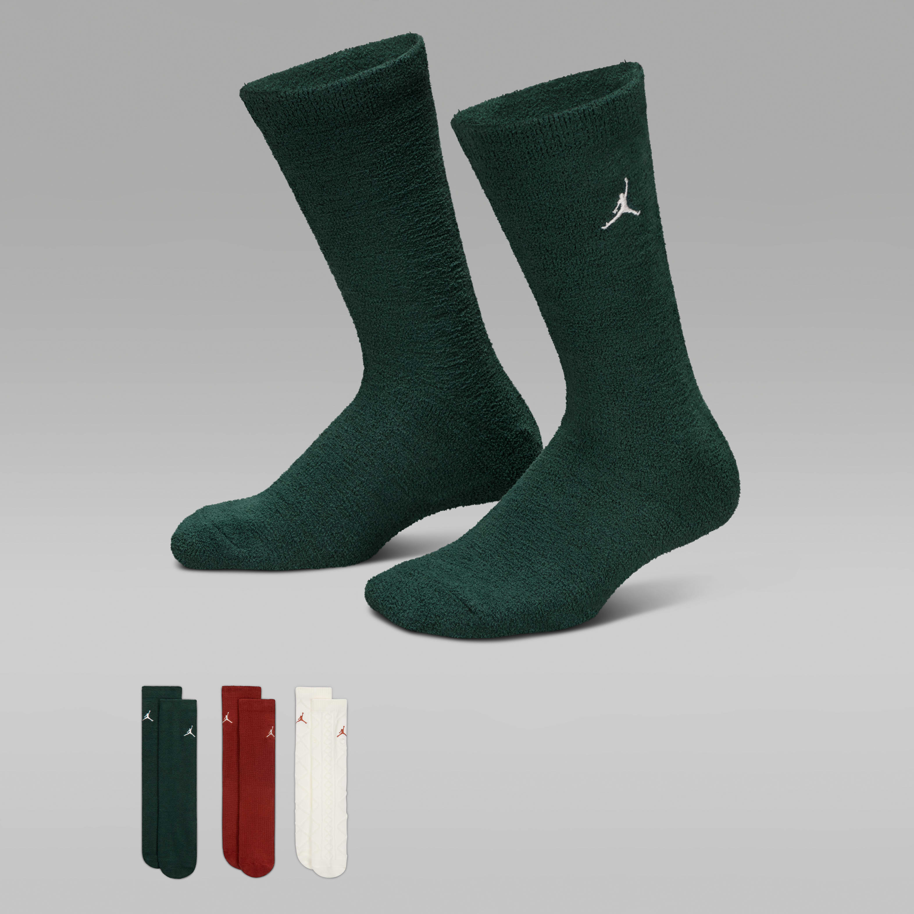 Jordan Big Kids' Holiday '25 Gifting Crew Socks (3 Pairs)