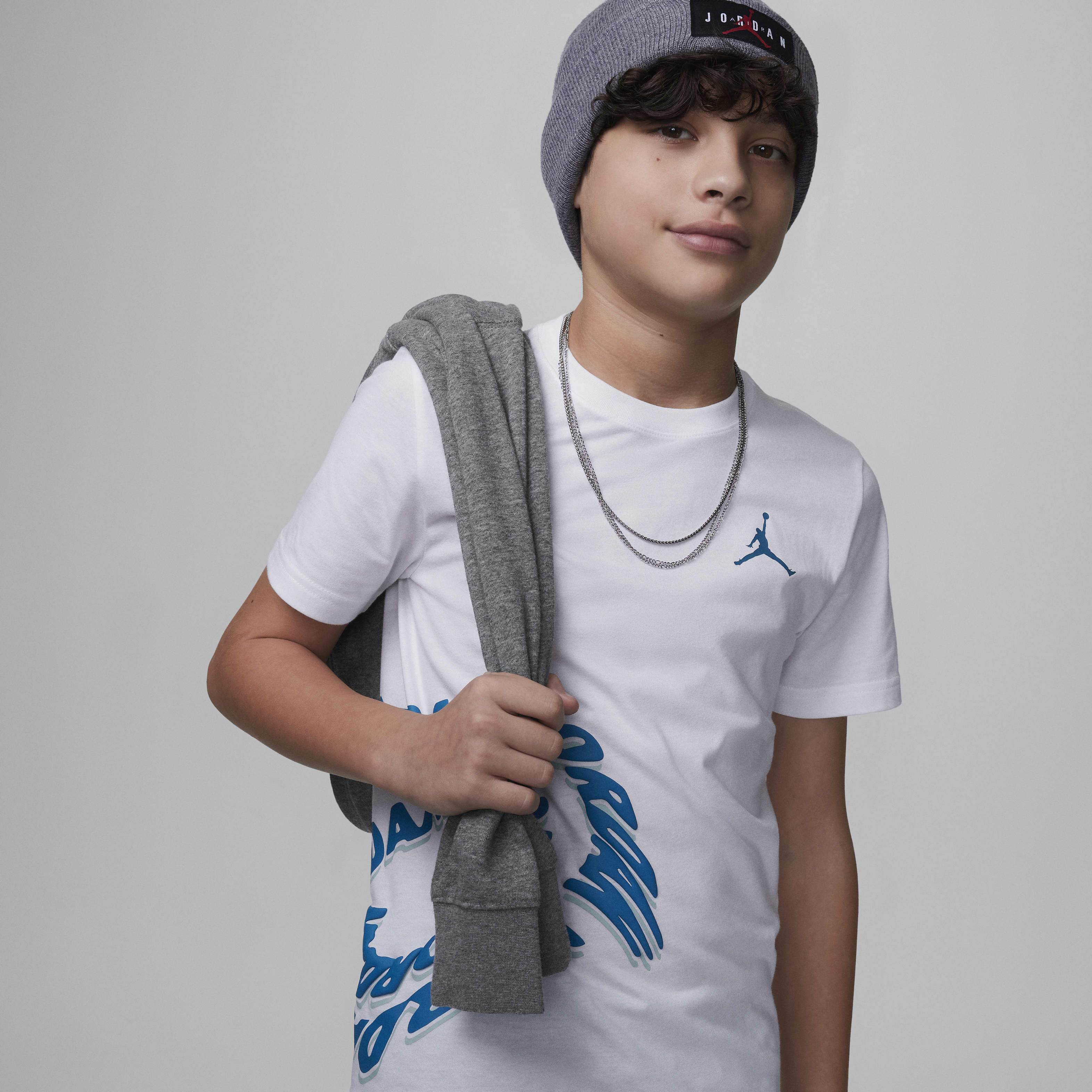 Jordan Warped Galaxy Big Kids' Graphic T-Shirt