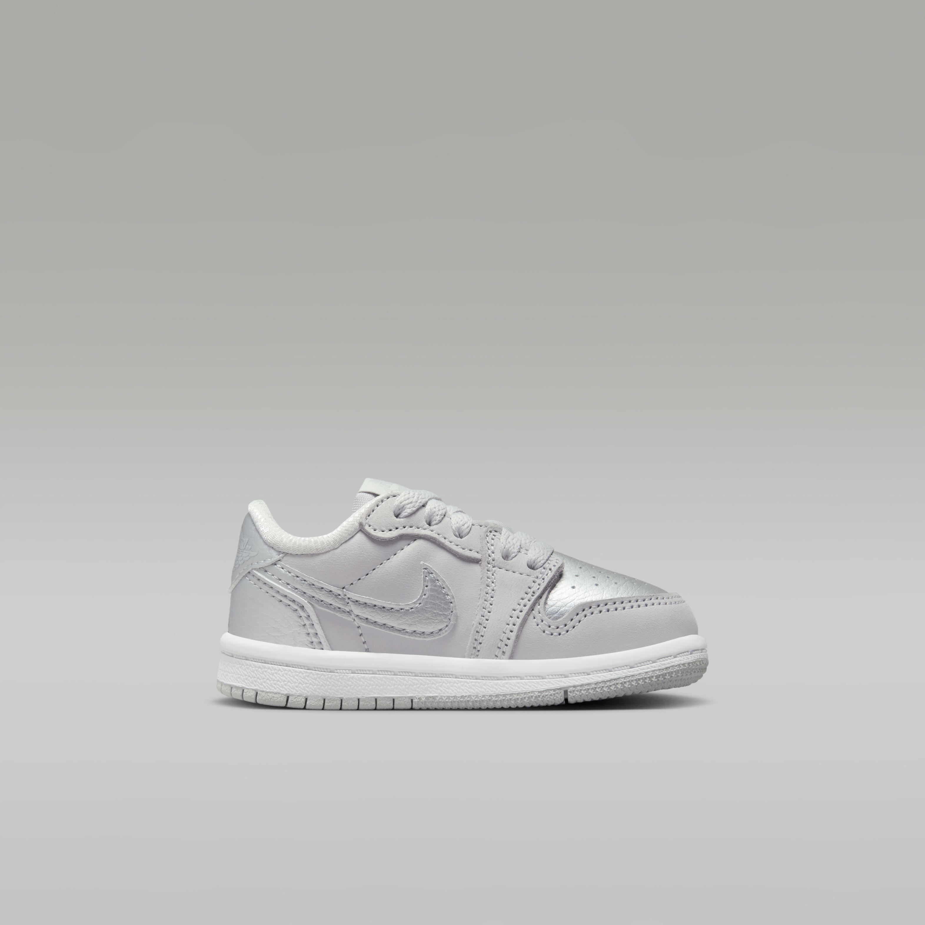 Jordan 1 Retro Low "Silver" Baby/Toddler Shoes