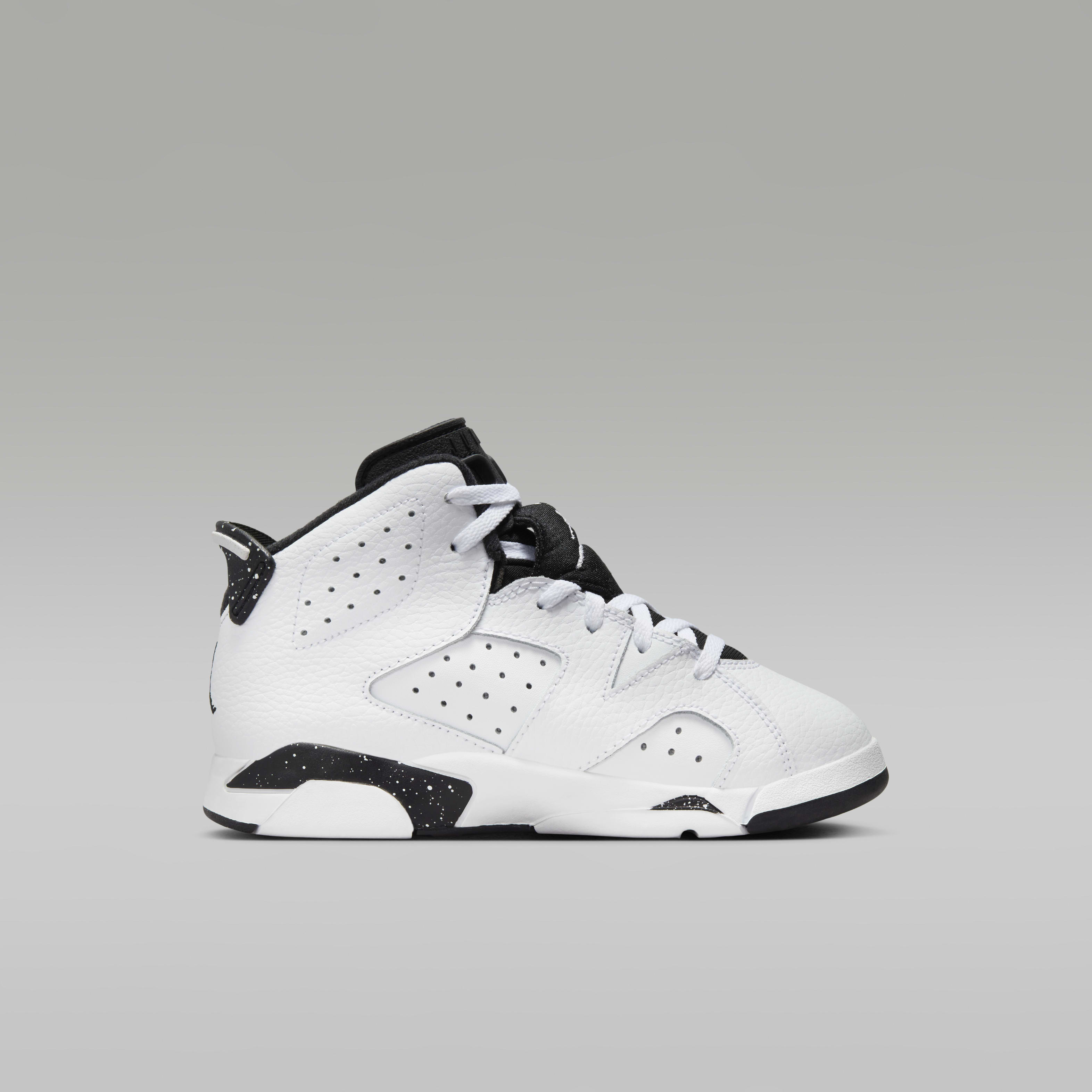 Jordan 6 Retro "White/Black" Little Kids' Shoes