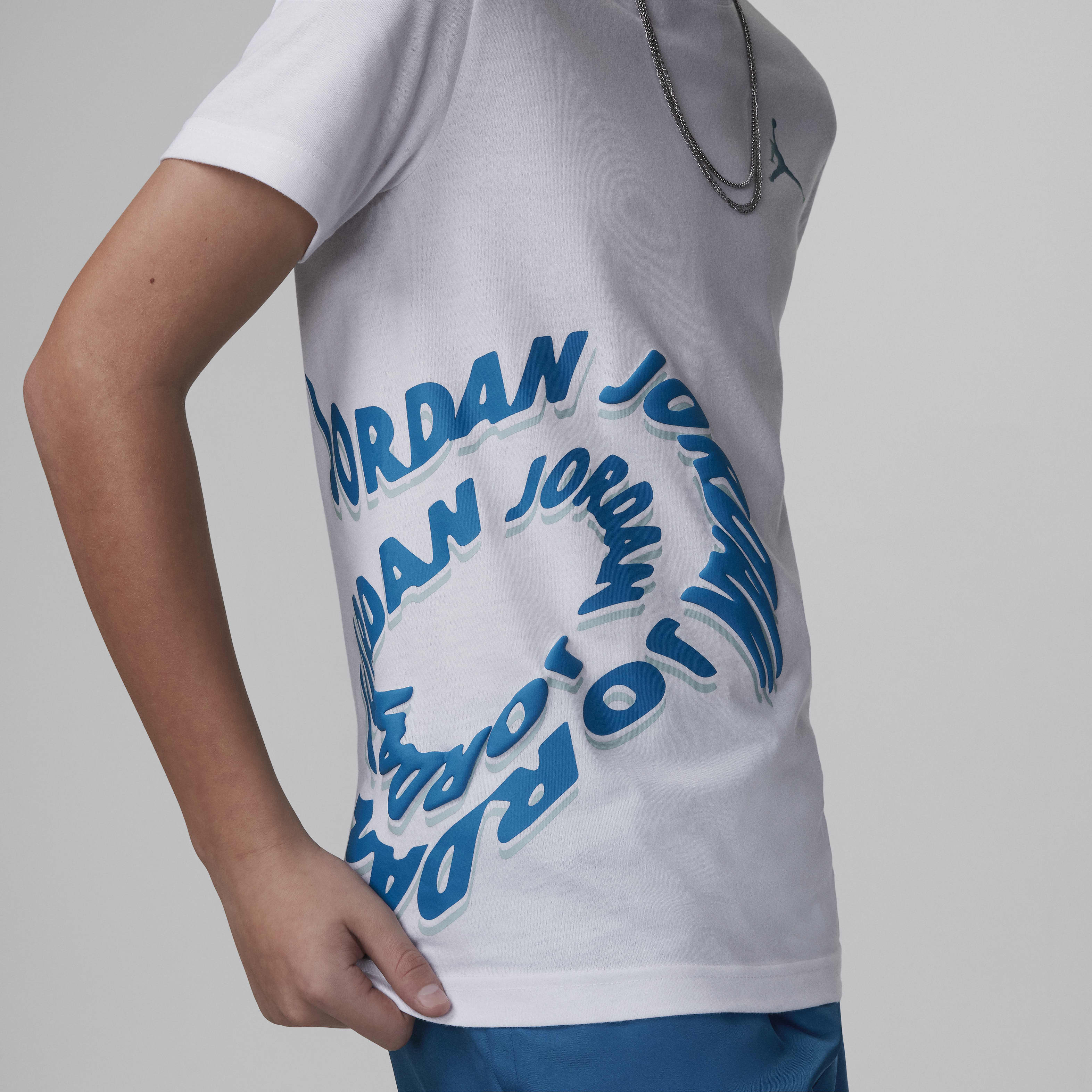 Jordan Warped Galaxy Big Kids' Graphic T-Shirt