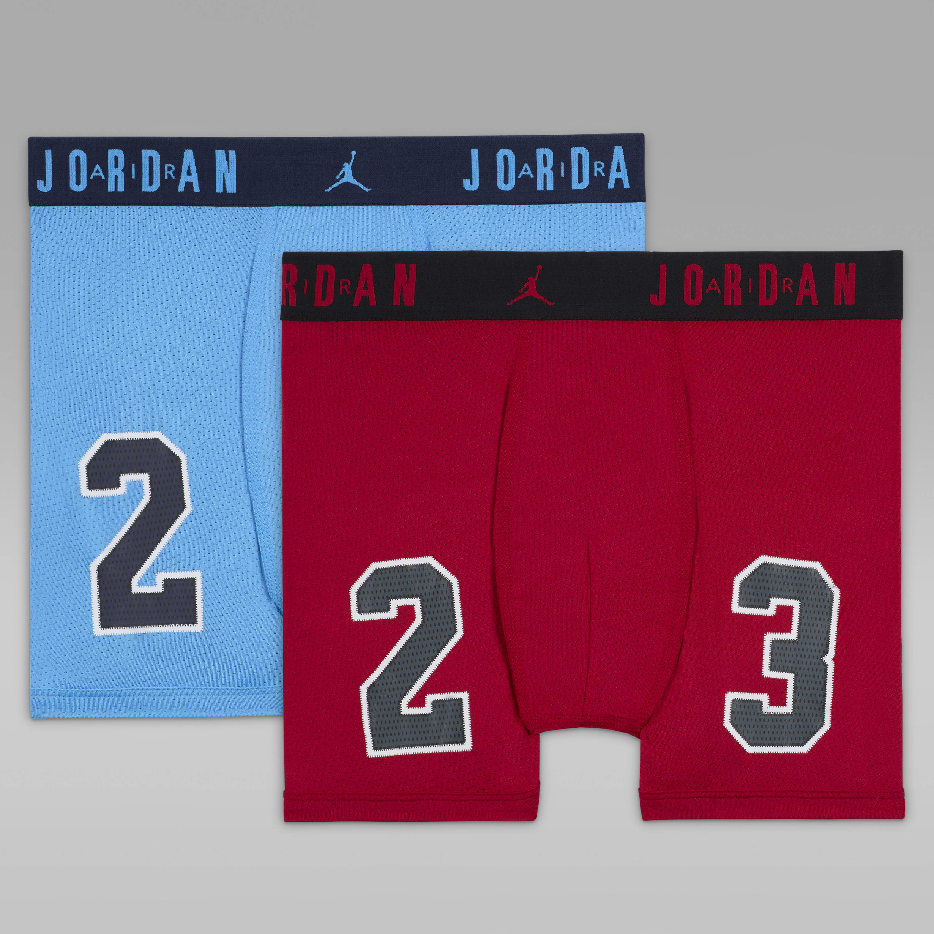 Jordan Flight Big Kids' Mesh Jersey Boxer Briefs (2-Pack)