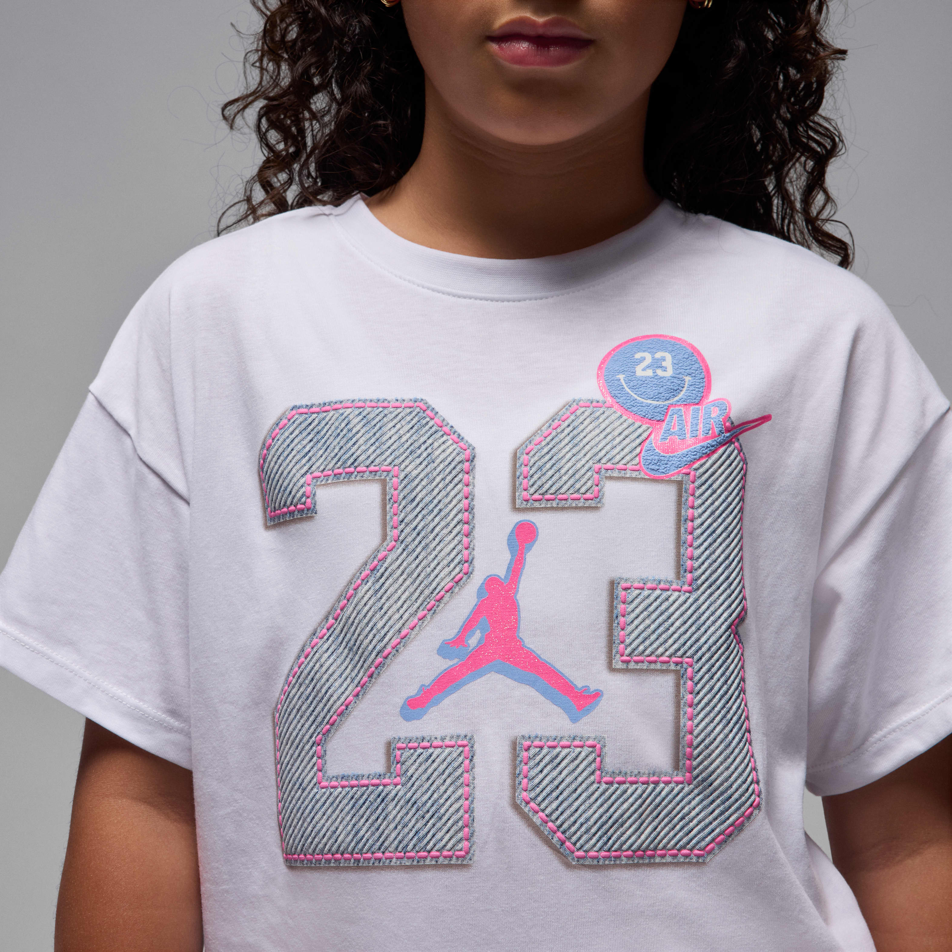 Jordan Blue Jeans and Bling Big Kids' T-Shirt