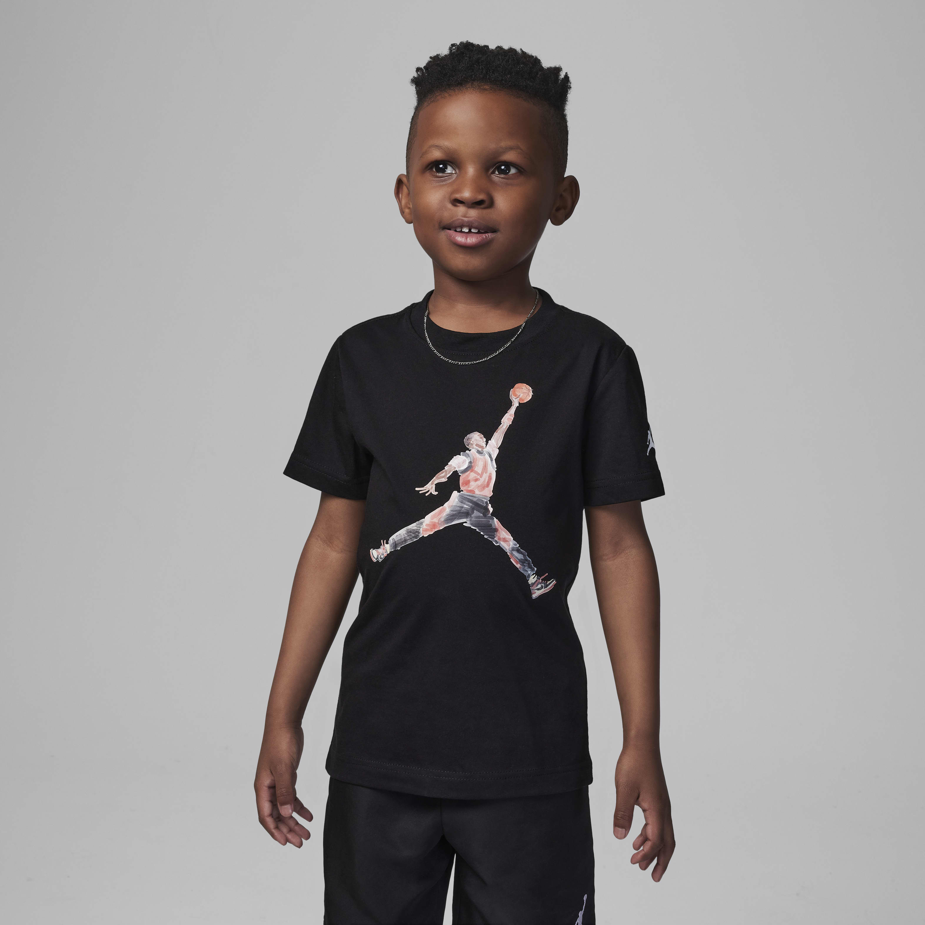 Jordan Watercolor Jumpman Toddler Graphic T-Shirt