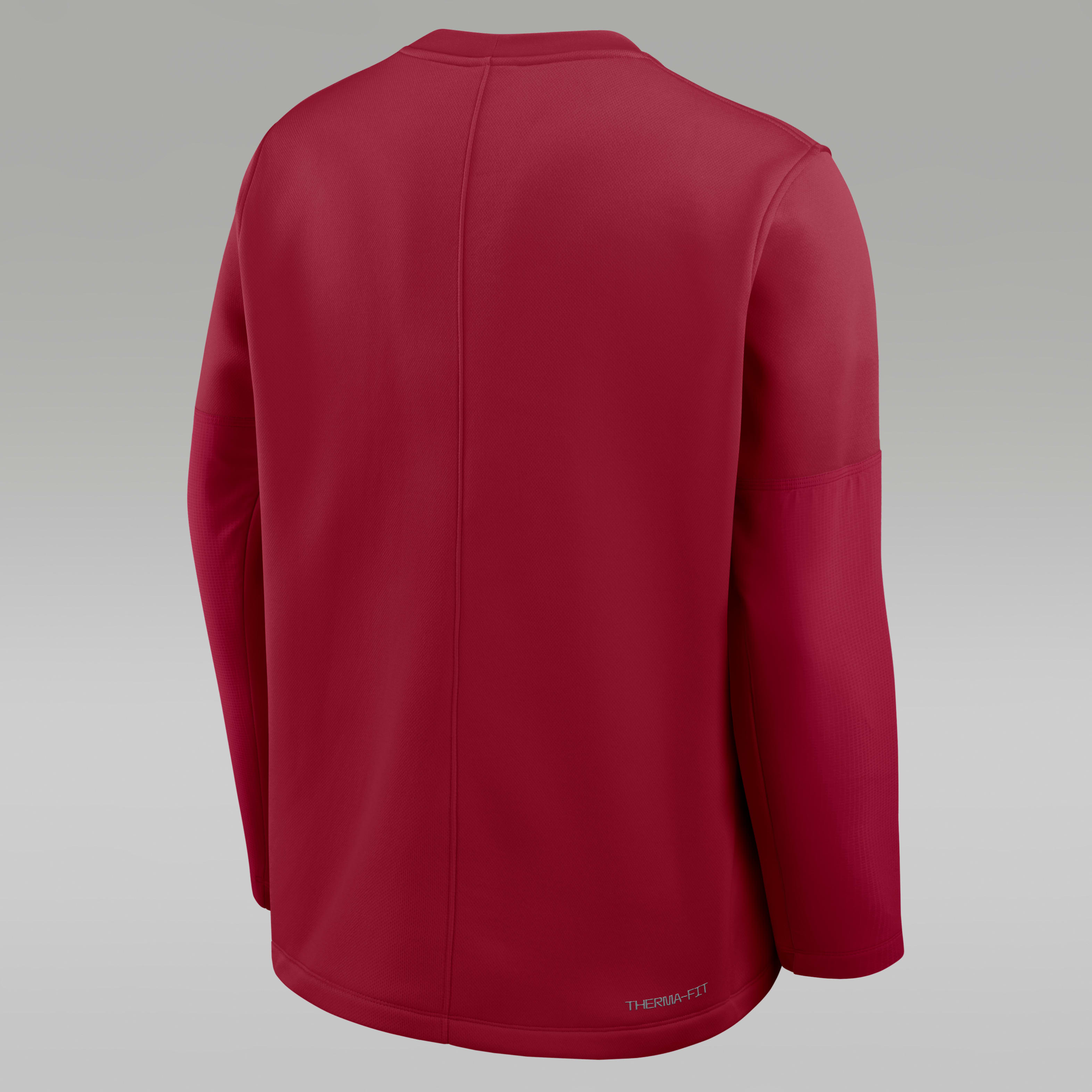 Oklahoma Sideline Coach Men's Jordan Brand Therma-FIT College Long-Sleeve T-Shirt