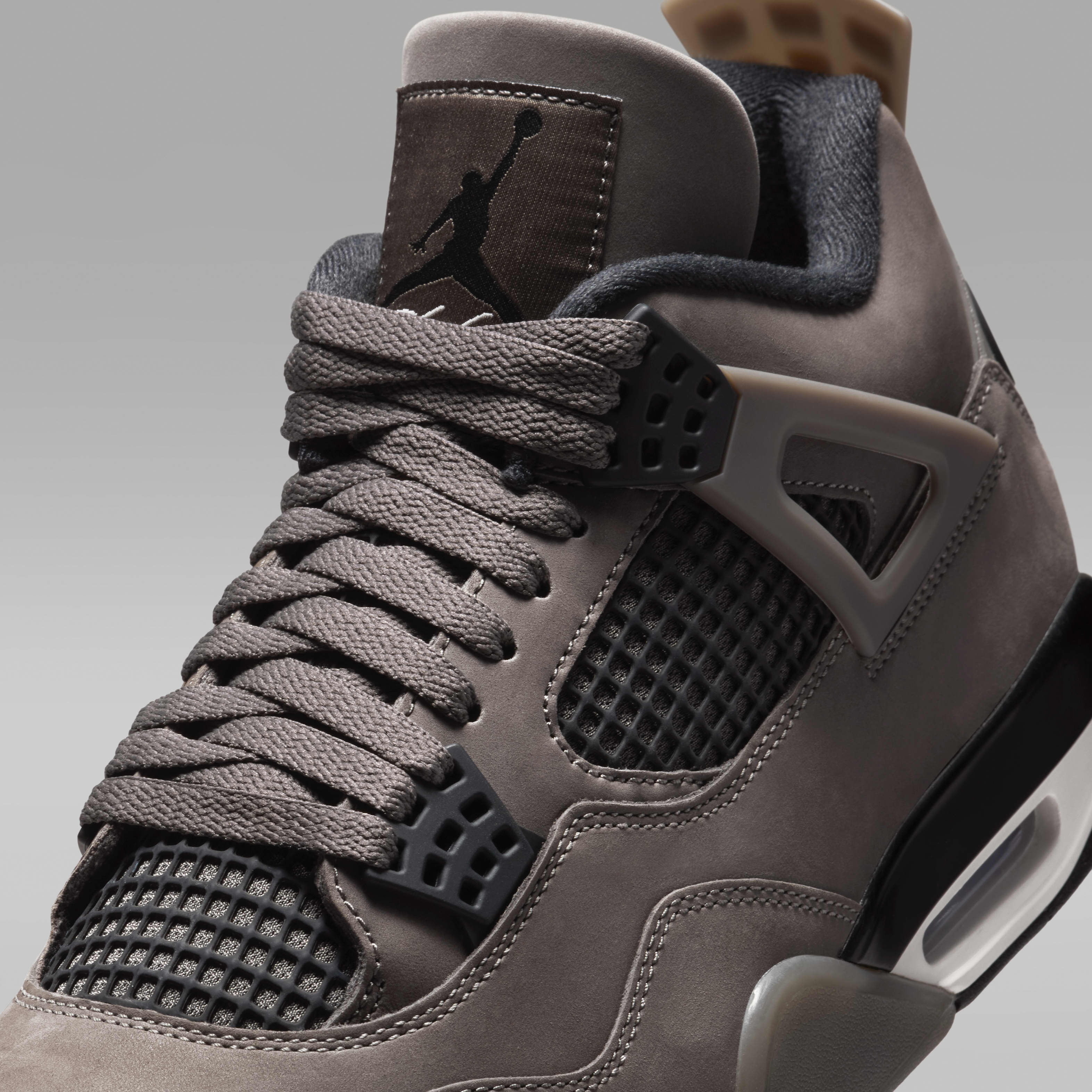 Air Jordan 4 Retro "Cave Stone and Black" Men's Shoes
