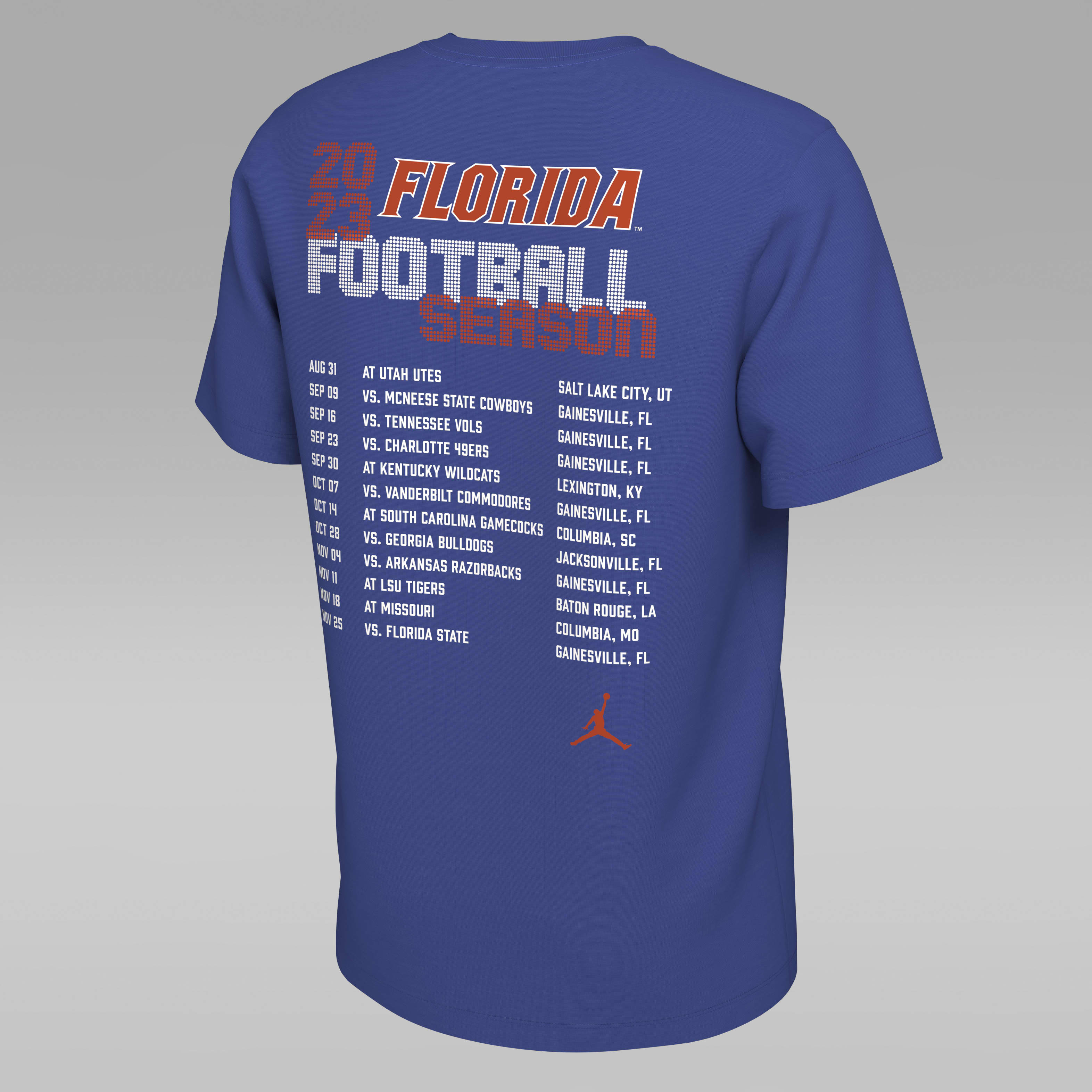 Florida Schedule Men's Nike College T-Shirt