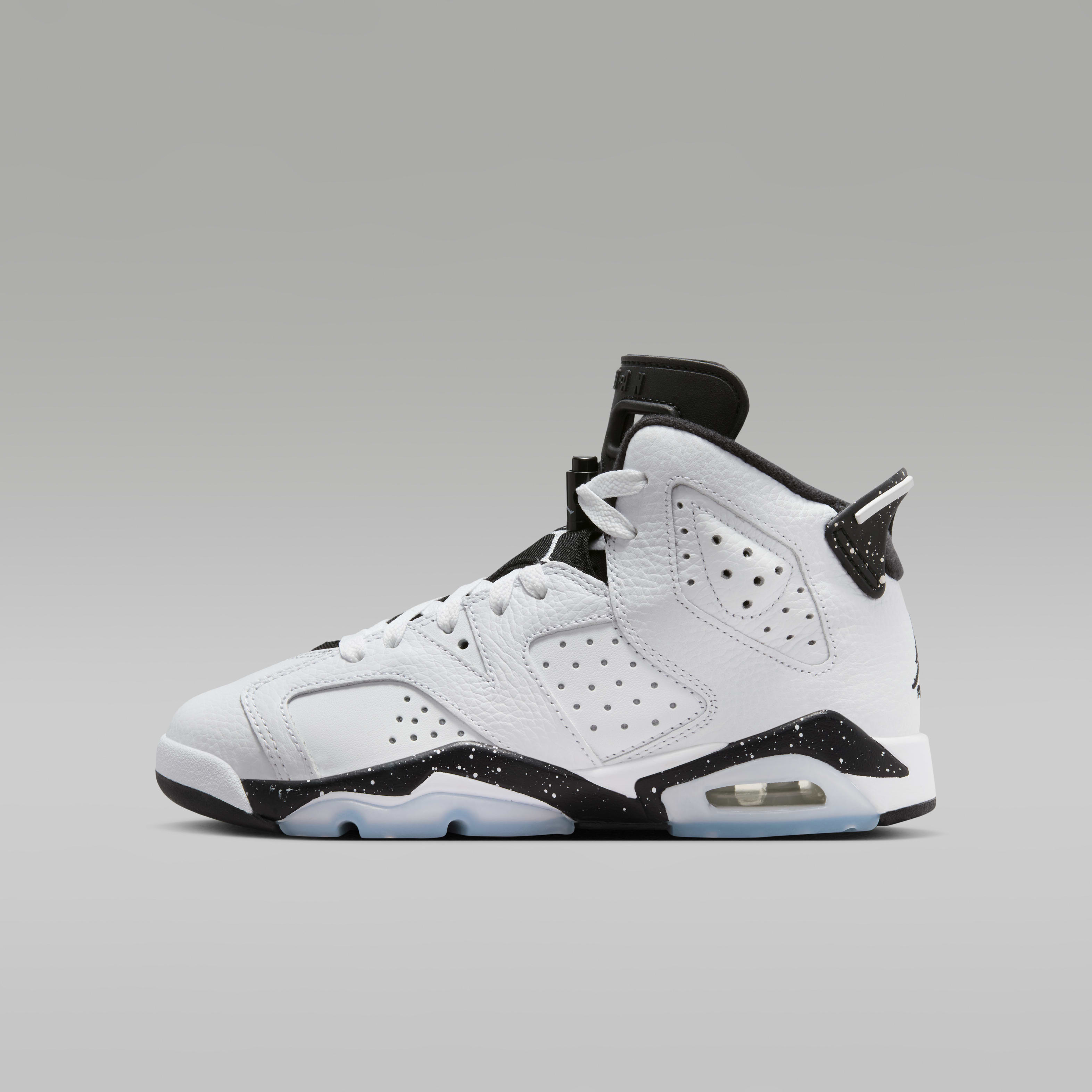 Air Jordan 6 Retro "White/Black" Big Kids' Shoes