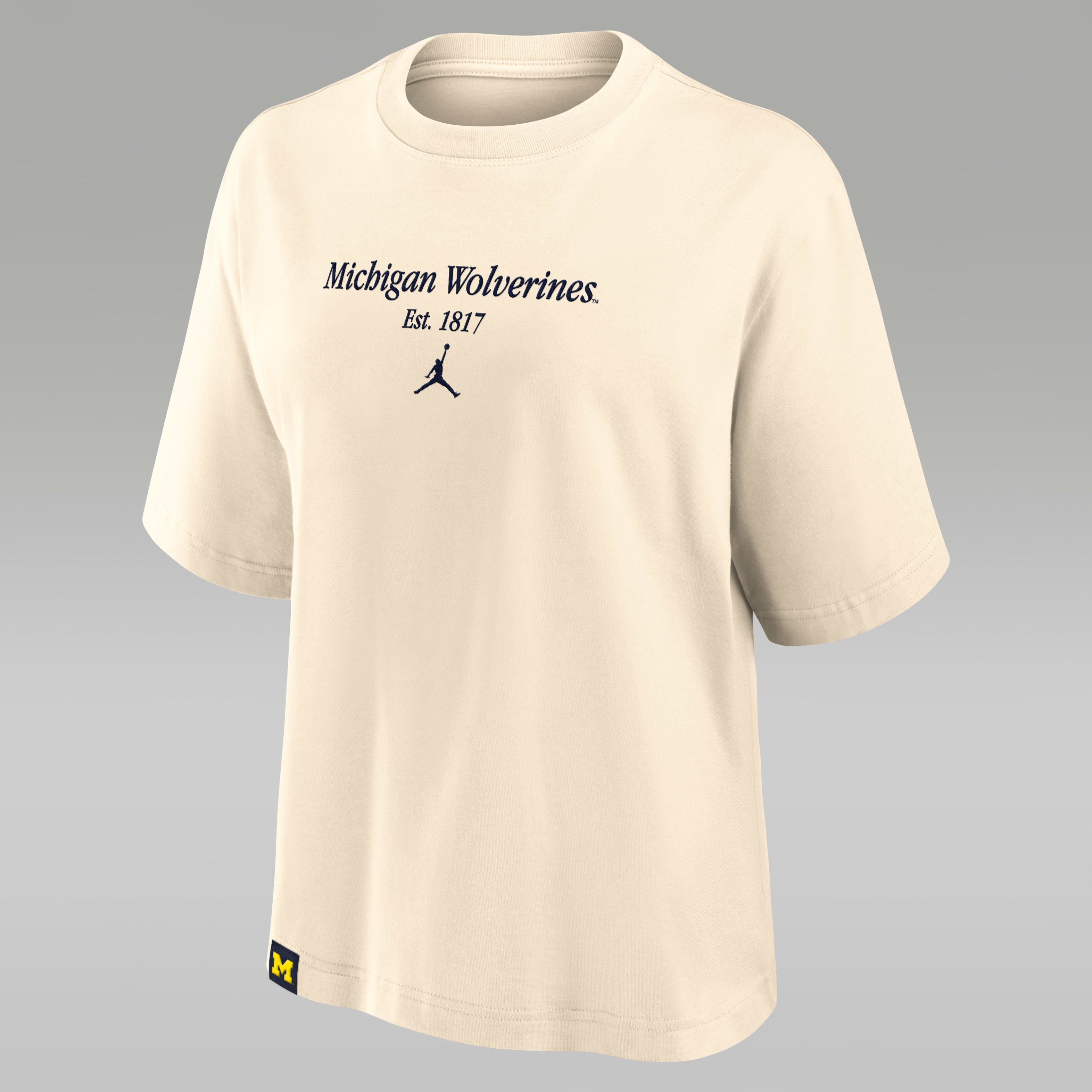 Michigan Established Tag Boxy Women's Jordan Brand College T-Shirt