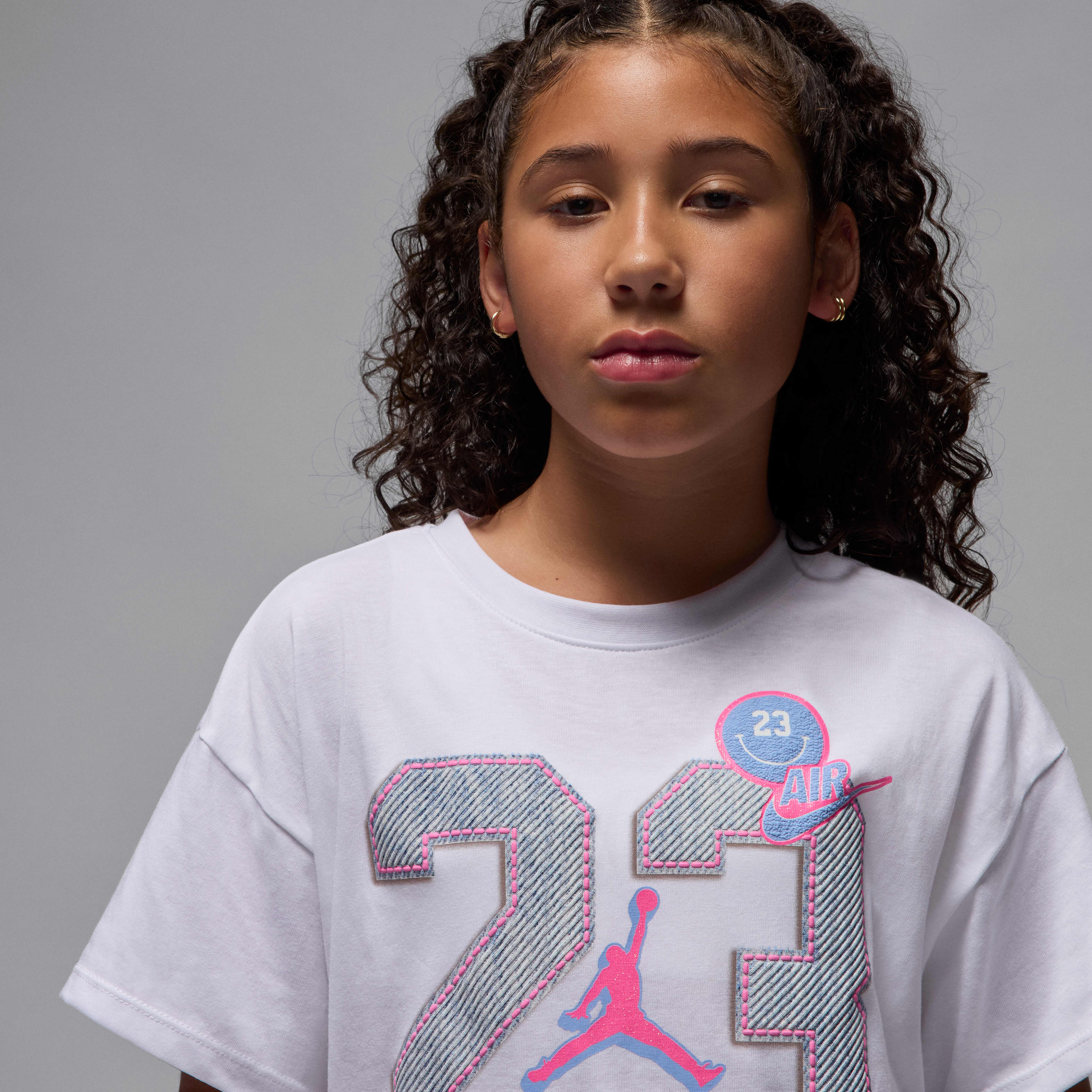 Jordan Blue Jeans and Bling Big Kids' T-Shirt