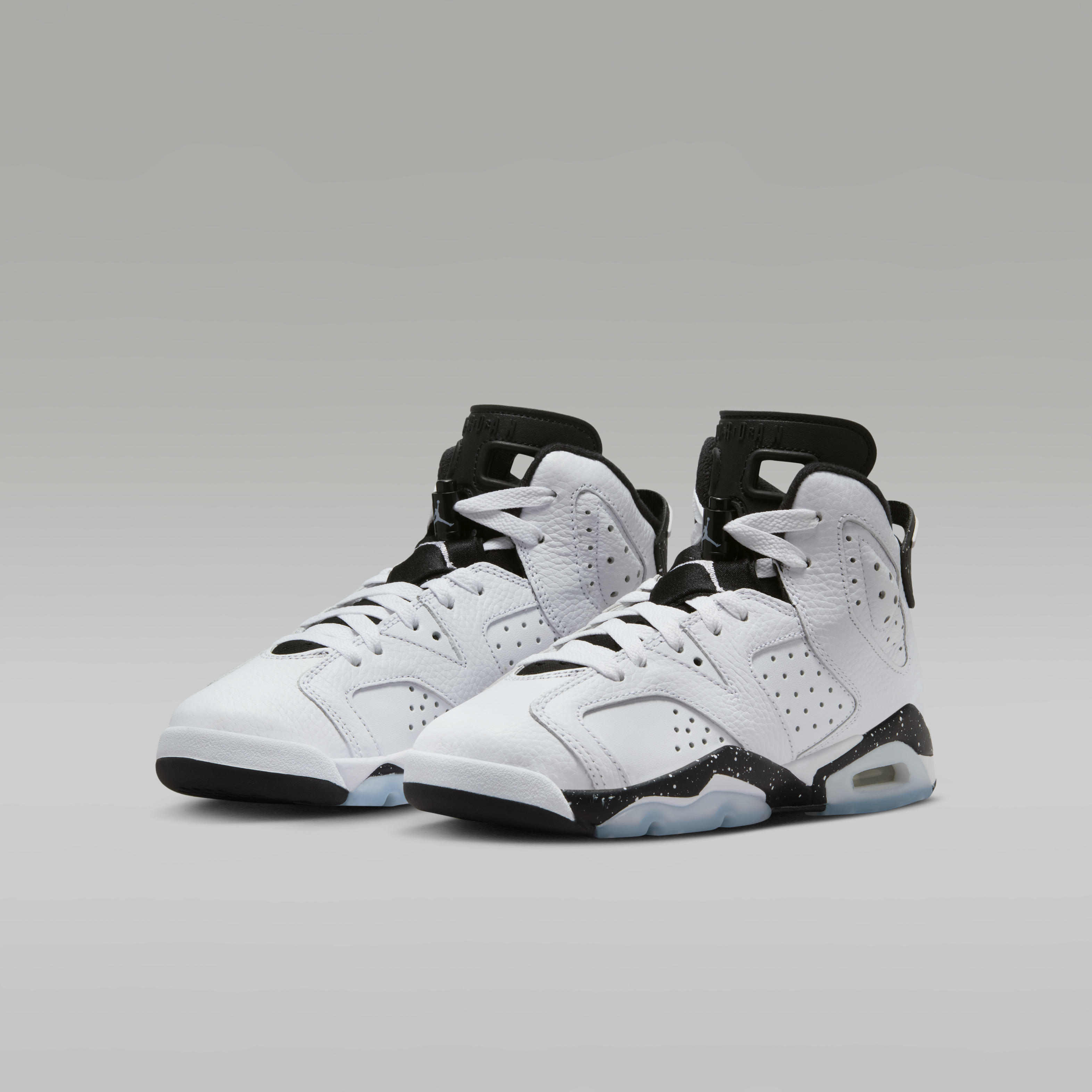 Air Jordan 6 Retro "White/Black" Big Kids' Shoes