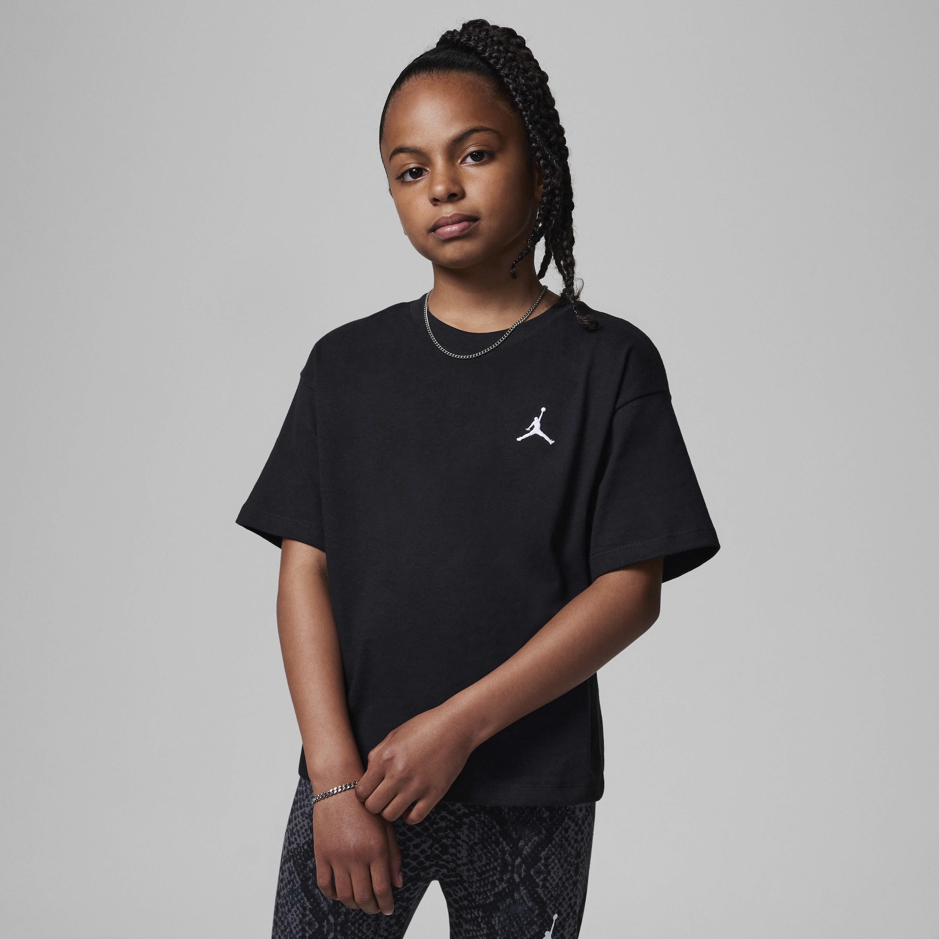 Jordan MJ Brooklyn Essentials Big Kids' T-Shirt