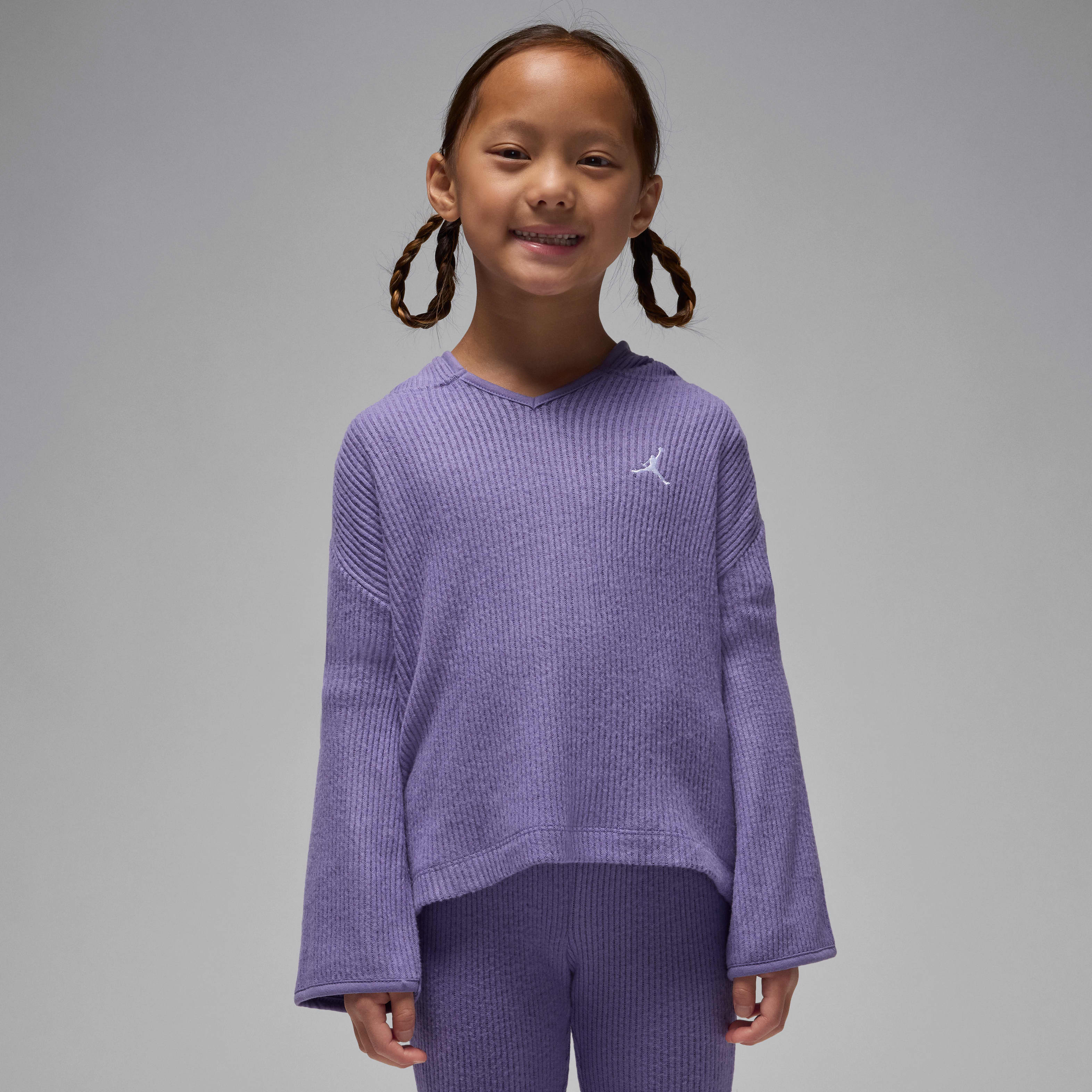 Jordan Little Kids' Heir To The Crown 2-Piece Ribbed Pullover Set