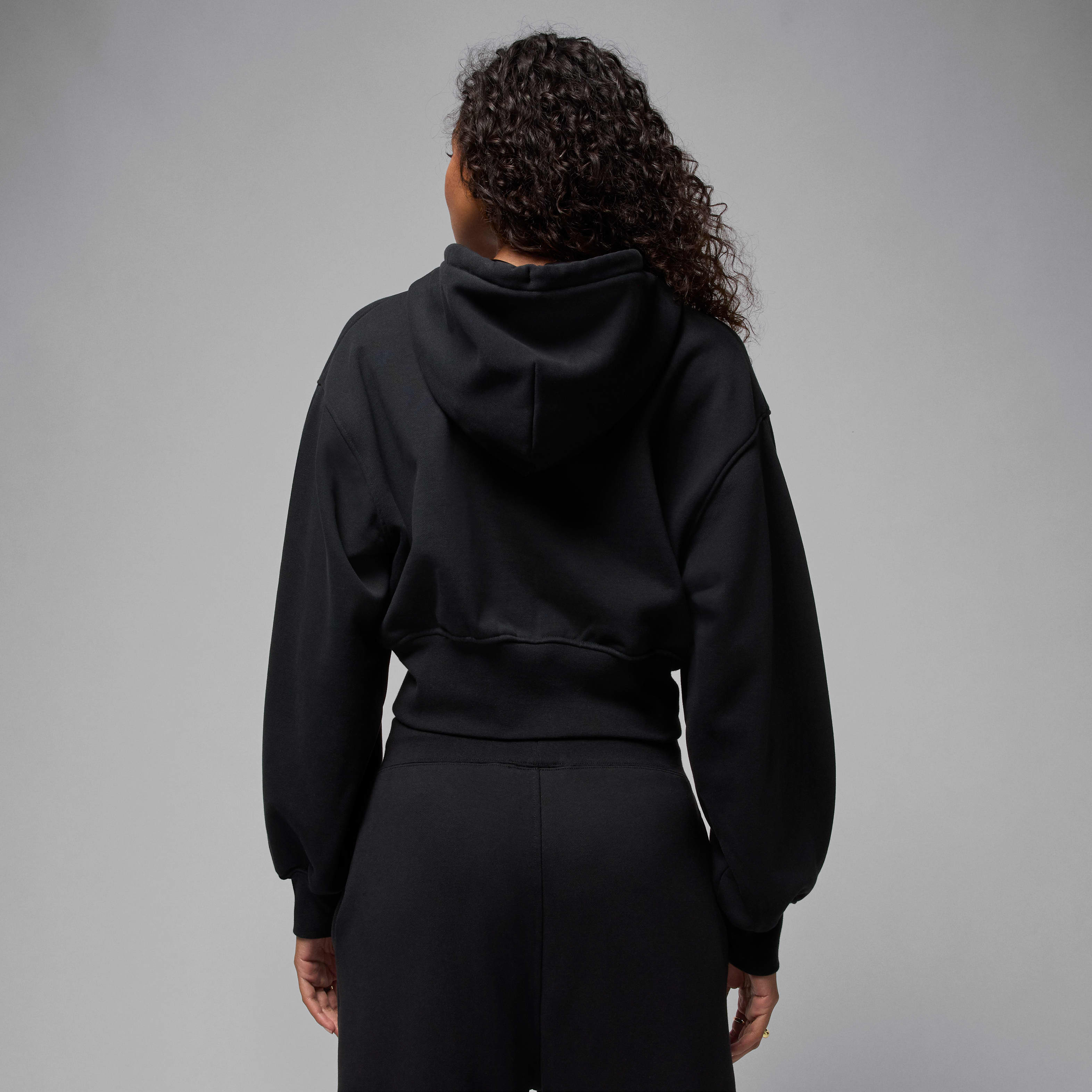 Jordan Flight Fleece Women's Cropped Satin-Lined Hoodie