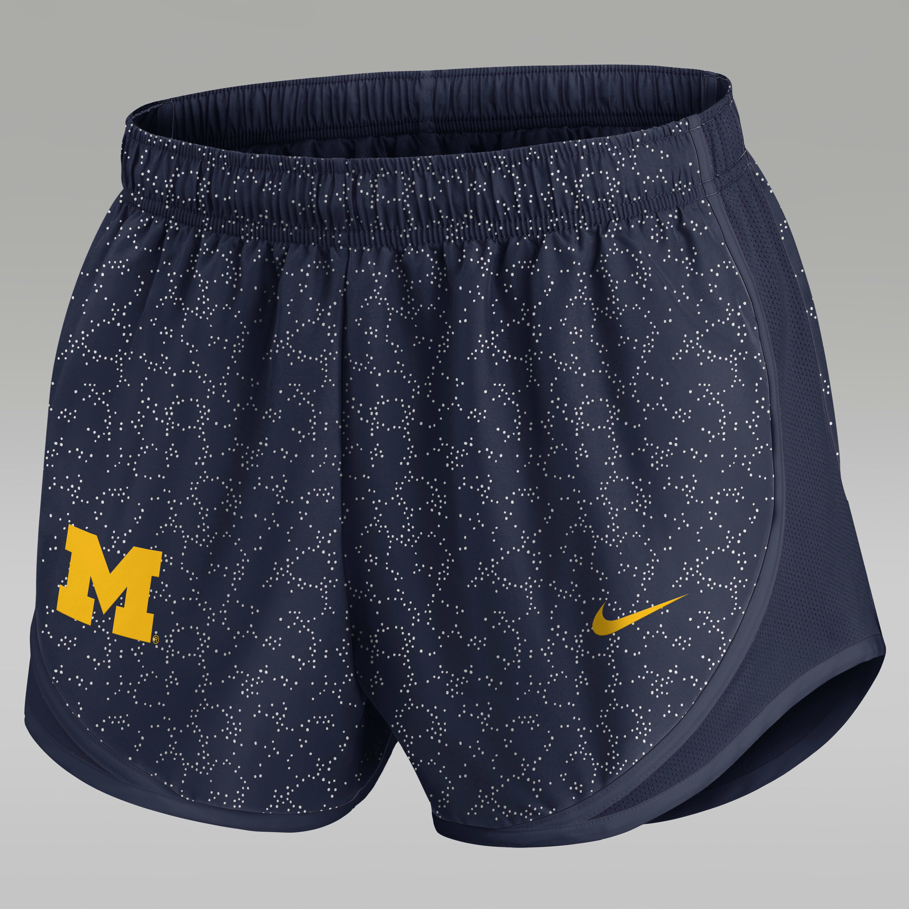 Michigan Pattern Tempo Women's Nike College Dri-FIT Shorts