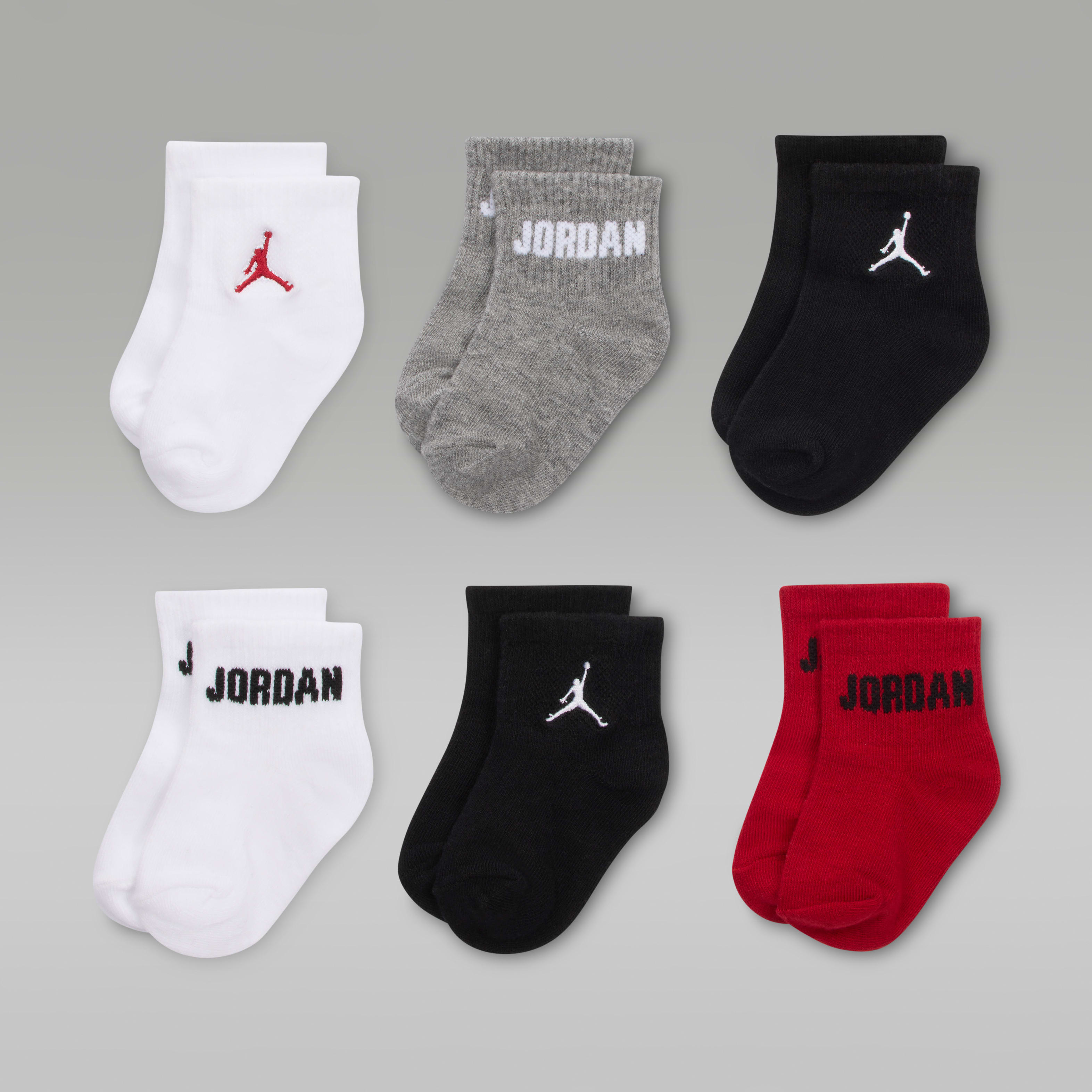 Jordan Everyday Essentials Baby /Toddler Ankle Socks (6 Pairs)