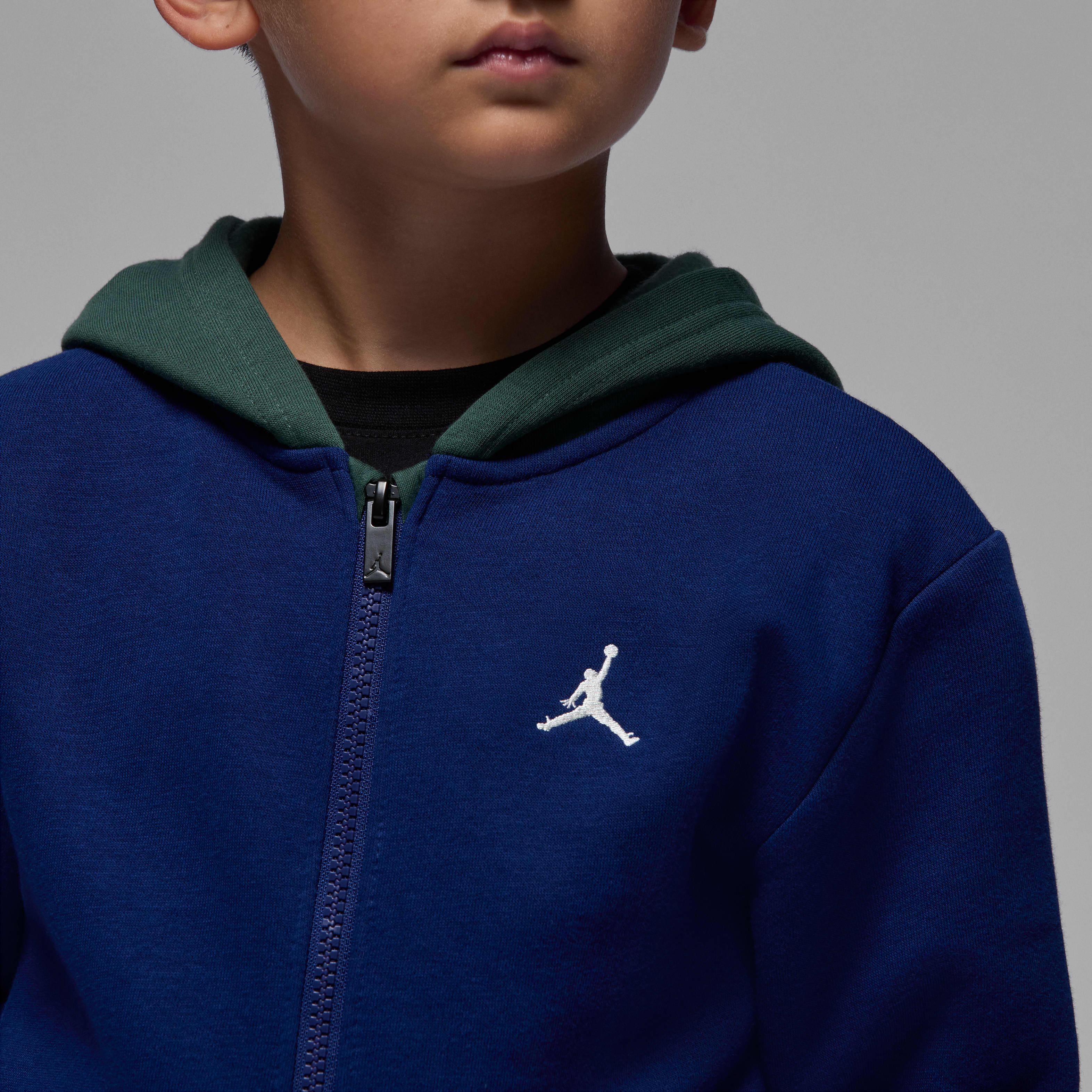 Jordan Brooklyn Fleece Little Kids' 2-Piece Full-Zip Hoodie Set