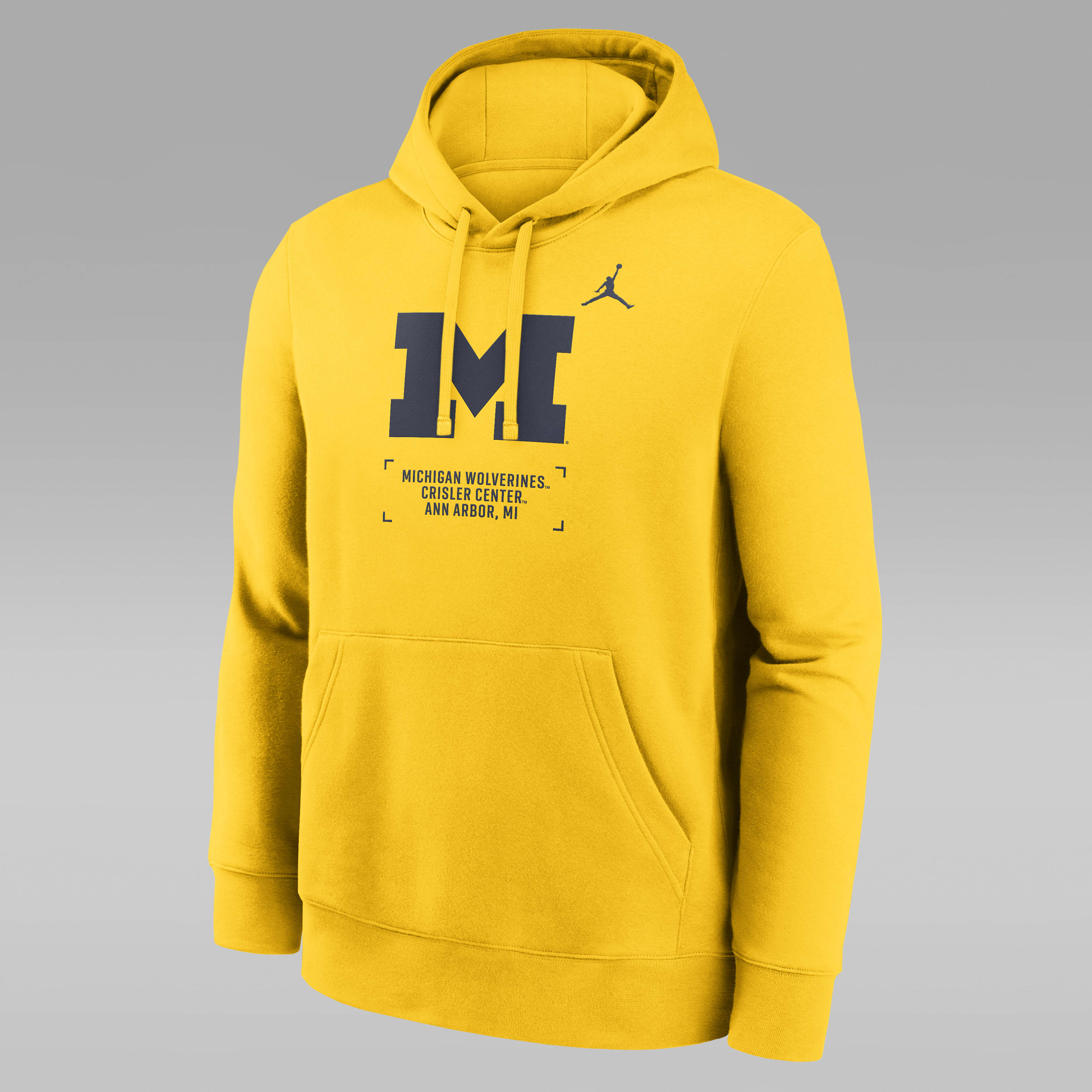Michigan Club Basketball 2-Hit Men's Nike College Pullover Hoodie