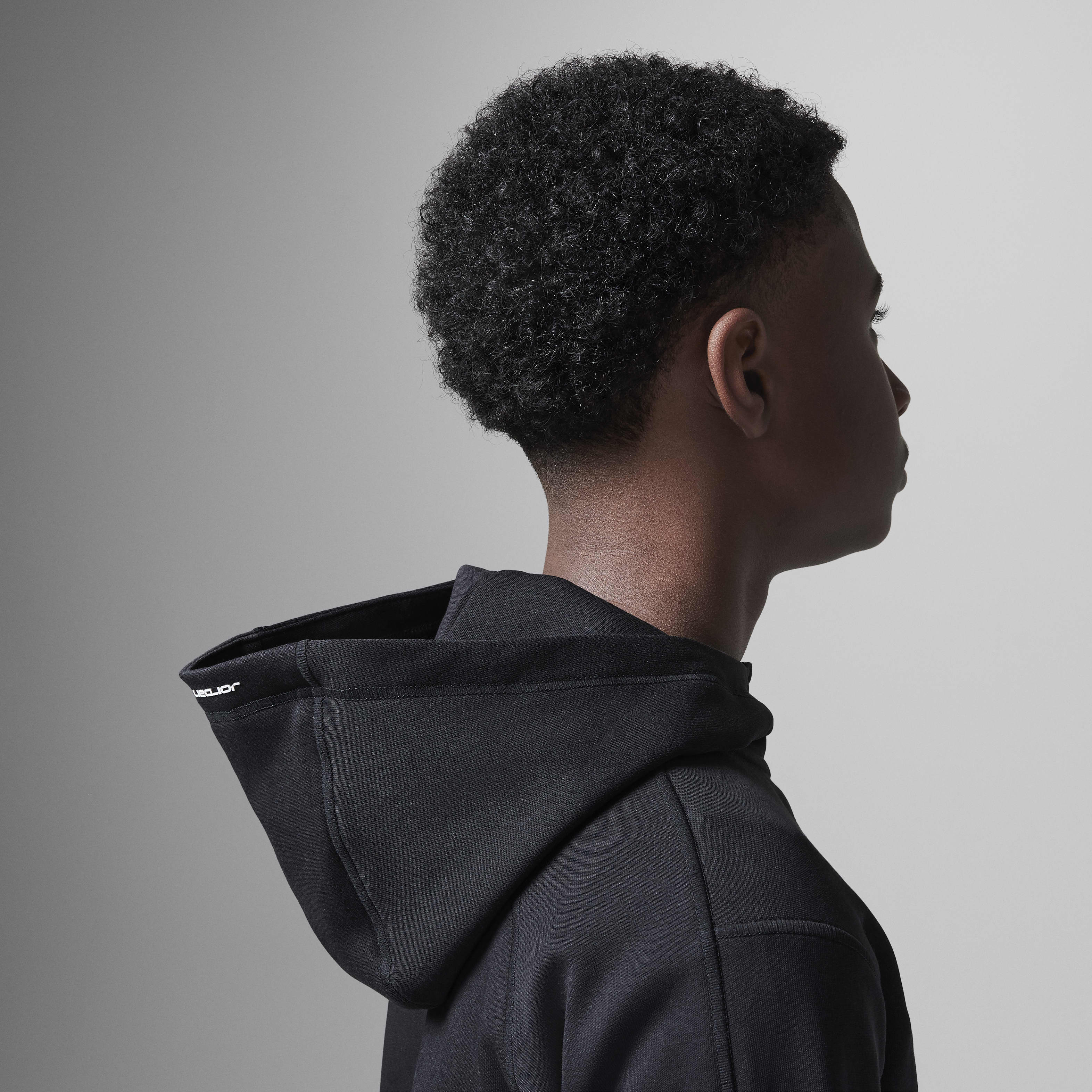 Jordan Dri-FIT Sport Big Kids' Statement Hoop Fleece Full-Zip Hoodie