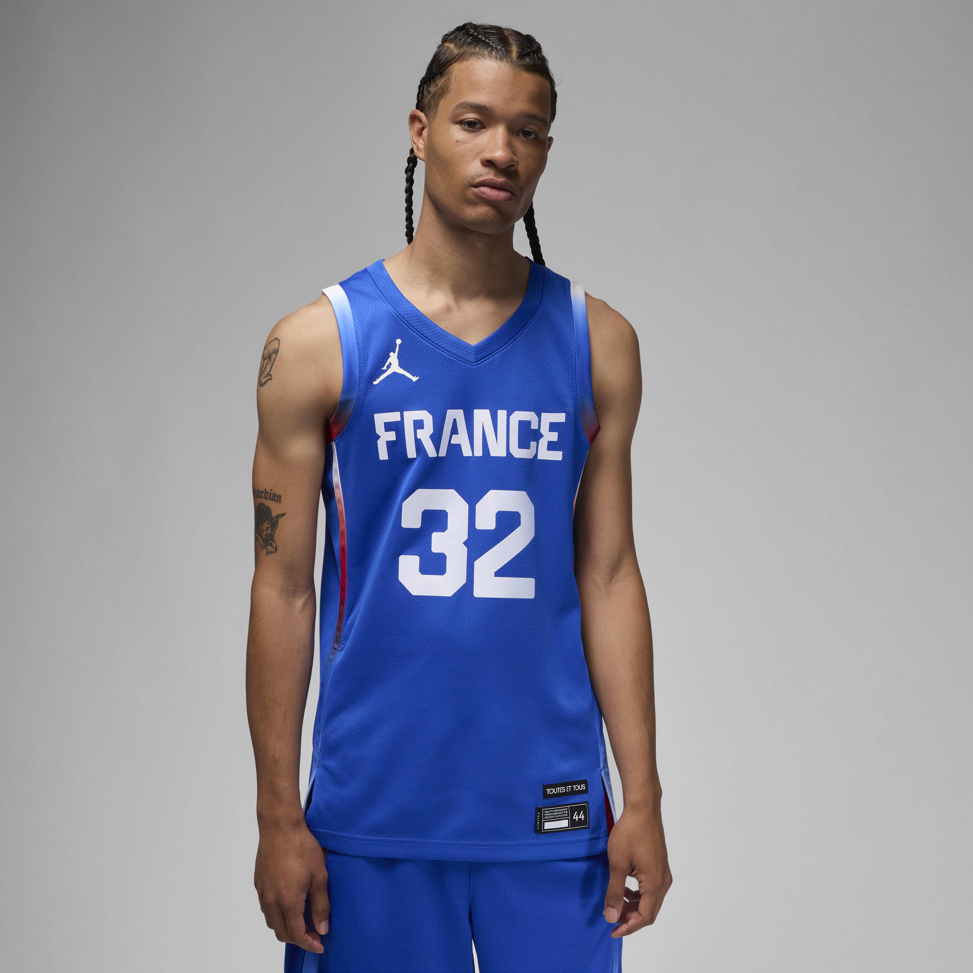 Victor Wembanyama France Limited Road Men's Jordan Basketball Replica Jersey