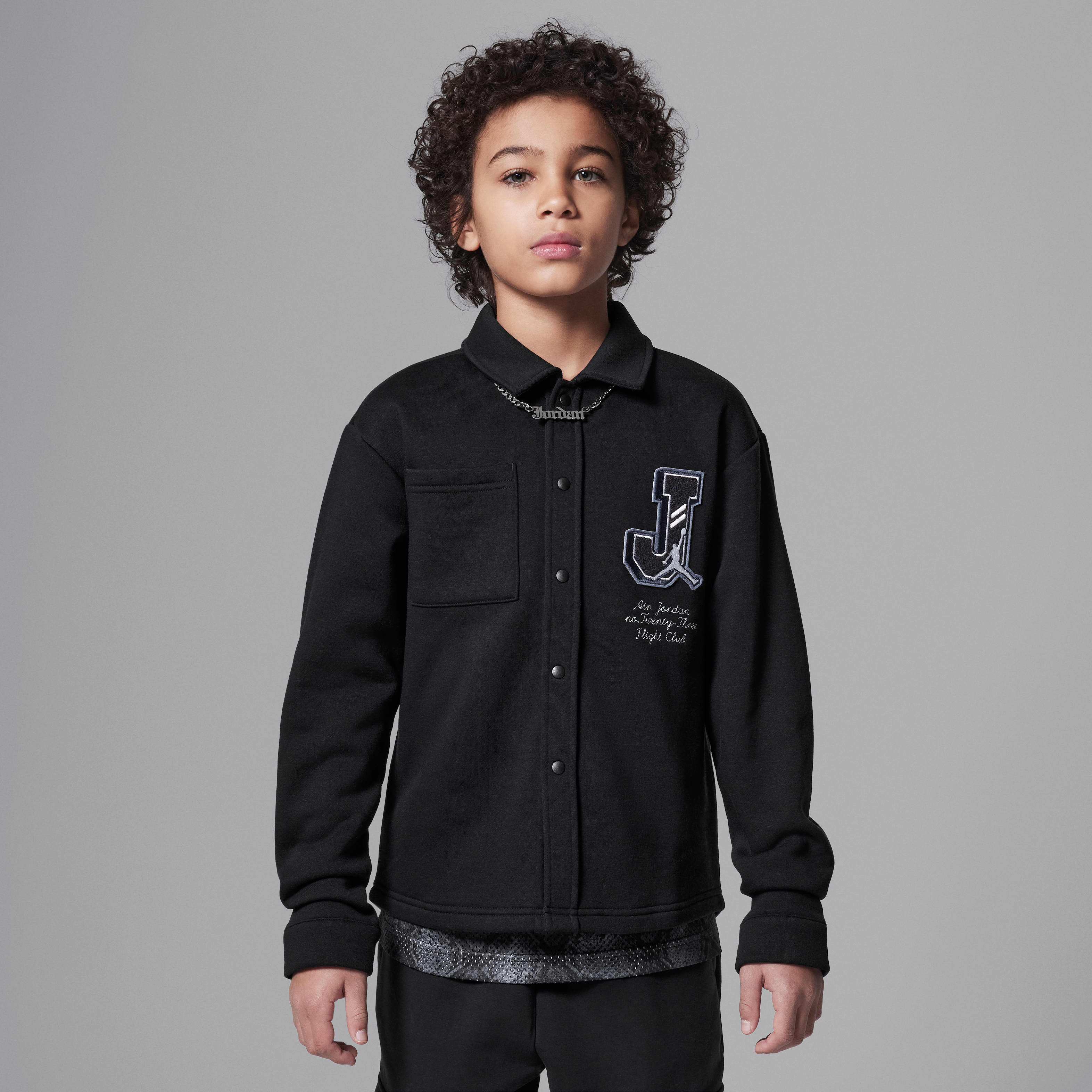Jordan Court of Legends Big Kids' Long Sleeve Knit Top